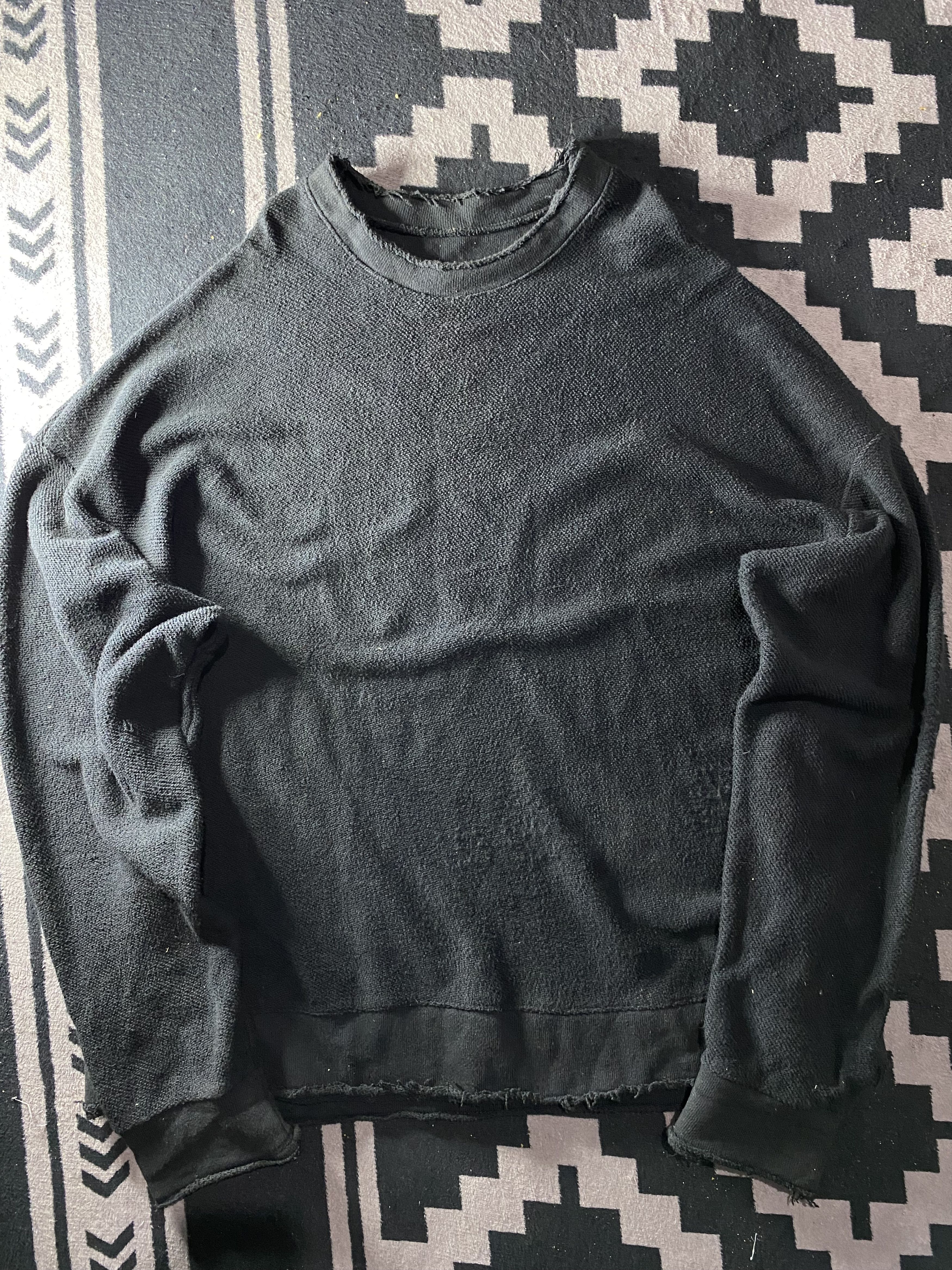 Hysteric Glamour × Japanese Brand × Le Grande Bleu (L.G.B.) Glamour distressed blank sweatshirts Size US XL / EU 56 / 4 - 1 Thumbnail