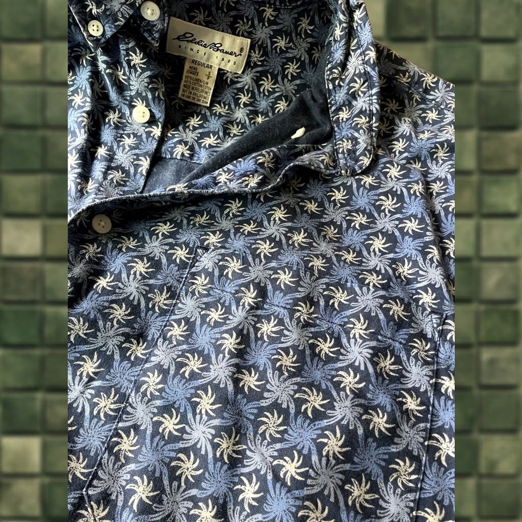 Eddie Bauer VINTAGE Eddie Bauer Shirt Button Up Short Sleeve Plaid Blue S Mens Size US S / EU 44-46 / 1 - 1 Thumbnail