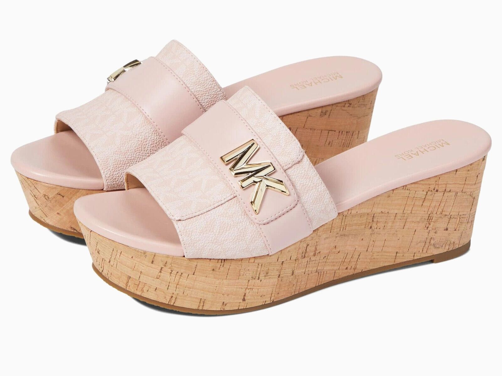 Michael Kors Womens Michael Kors Jilly Platform Slide Smokey 9 M NIB Size US 9 / IT 39 - 1 Thumbnail