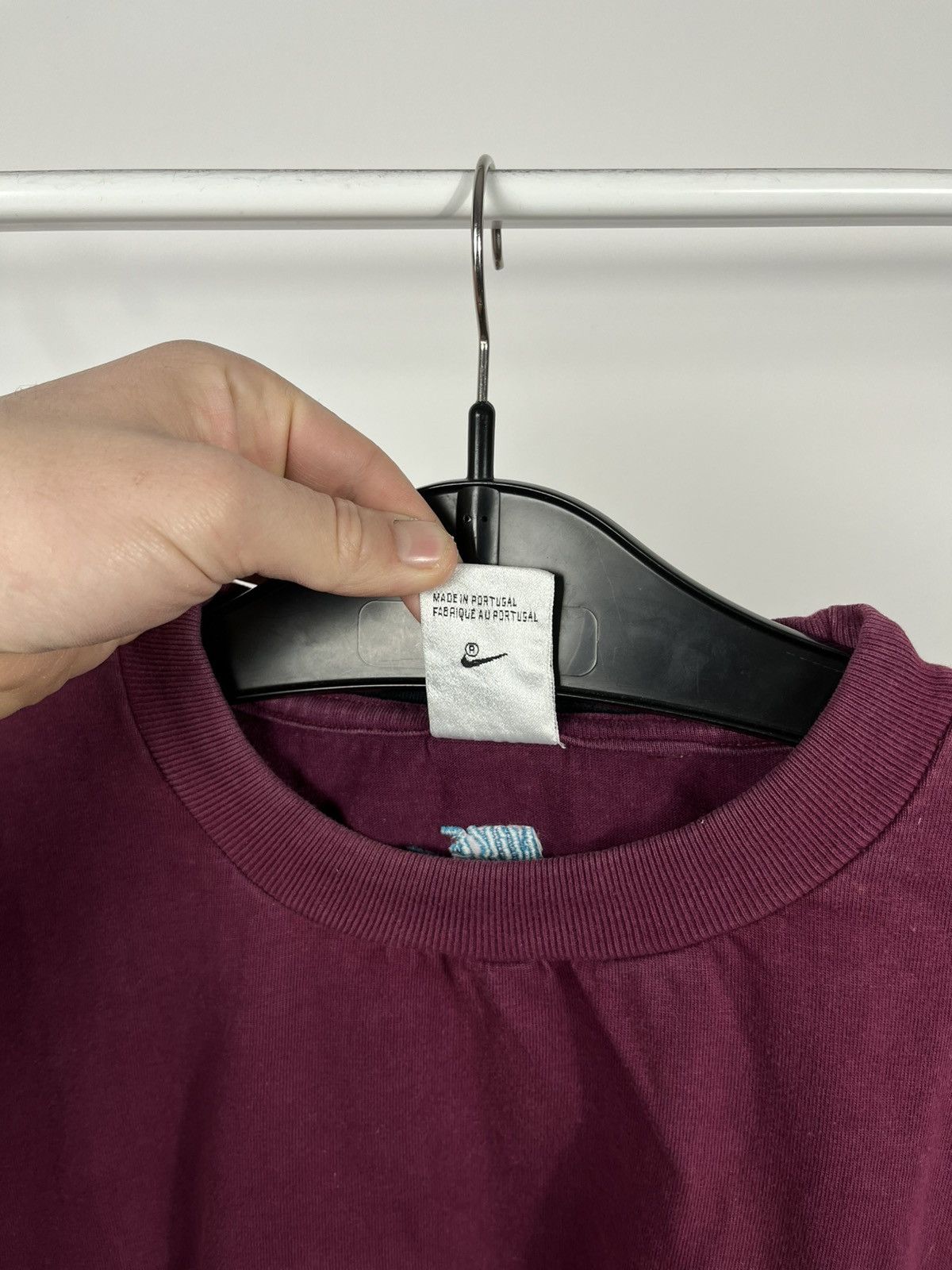 Nike Vintage Nike Force T Shirt Burgundy Logo Crewneck Size US XL / EU 56 / 4 - 5 Thumbnail