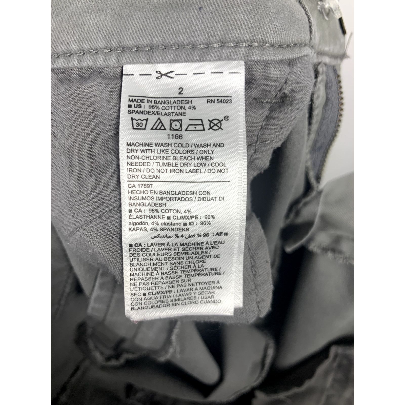 Old Navy Old Navy Pixie Ankle Pants Women's Size 2 Mid Rise Gray Soft Size 26" / US 2 / IT 38 - 7 Thumbnail