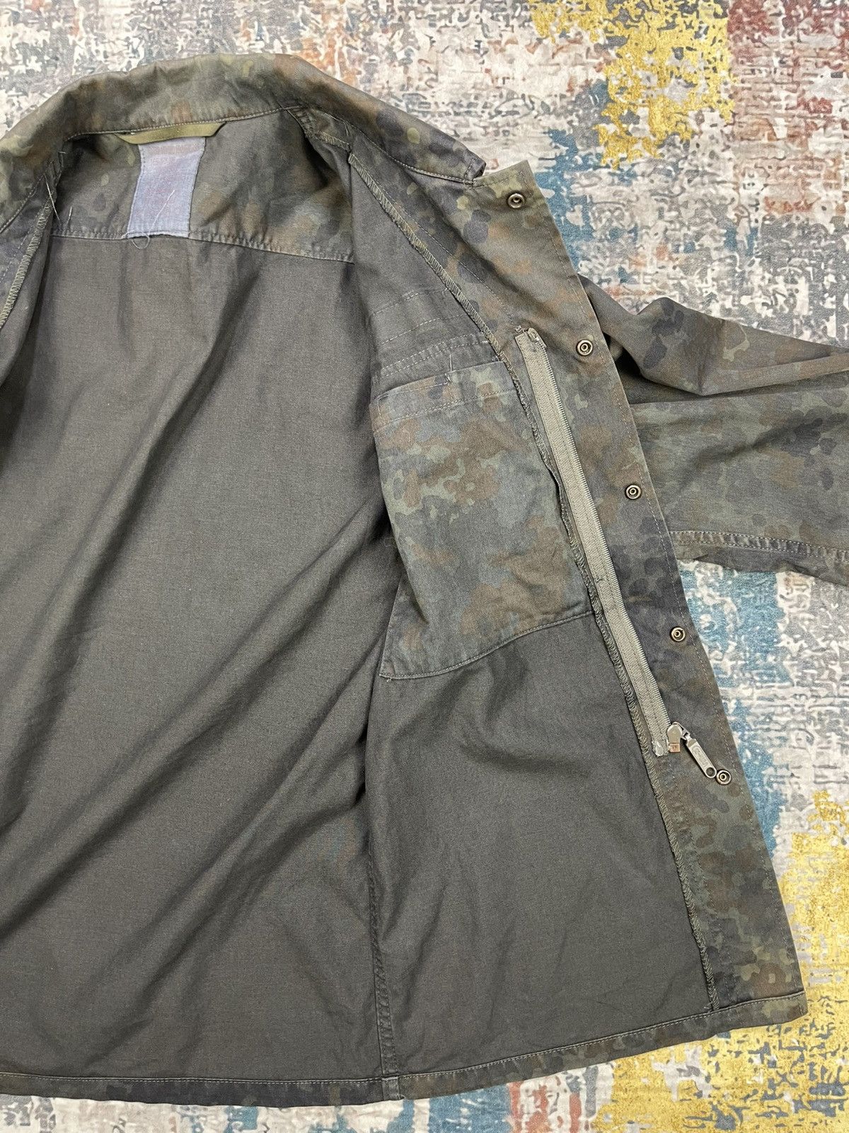 Vintage Vtg German Military Flecktarn Camouflage Field Jacket Size US S / EU 44-46 / 1 - 10 Thumbnail