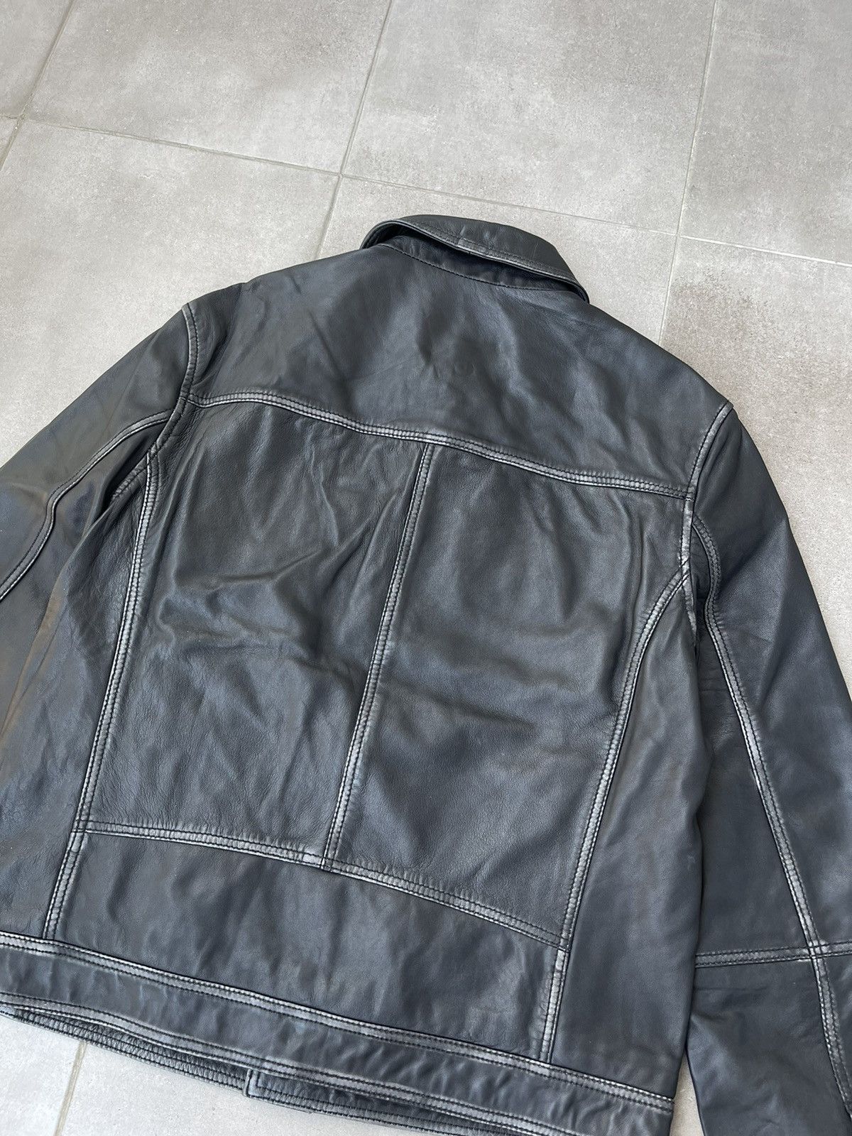 Zadig & Voltaire !DS! SS23 Zadig & Voltaire Lasso Dyed Leather Jacket Size US M / EU 48-50 / 2 - 19 Thumbnail