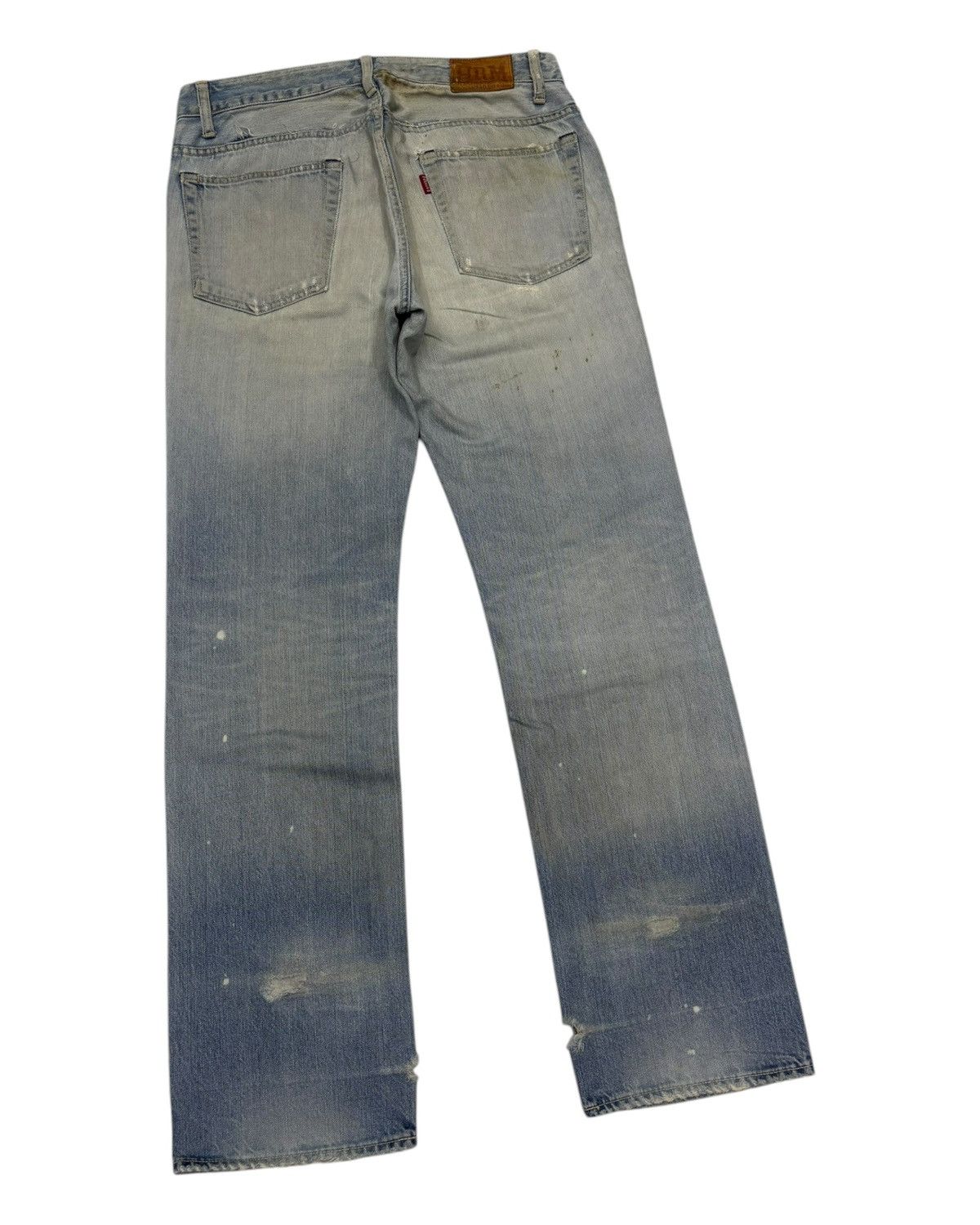 Blue Blue Japan × HOLLYWOOD RANCH MARKET HOLLYWOOD RANCH MARKET HP405 RIPPED THRASHED DISTRESS DENIM Size US 34 / EU 50 - 4 Thumbnail