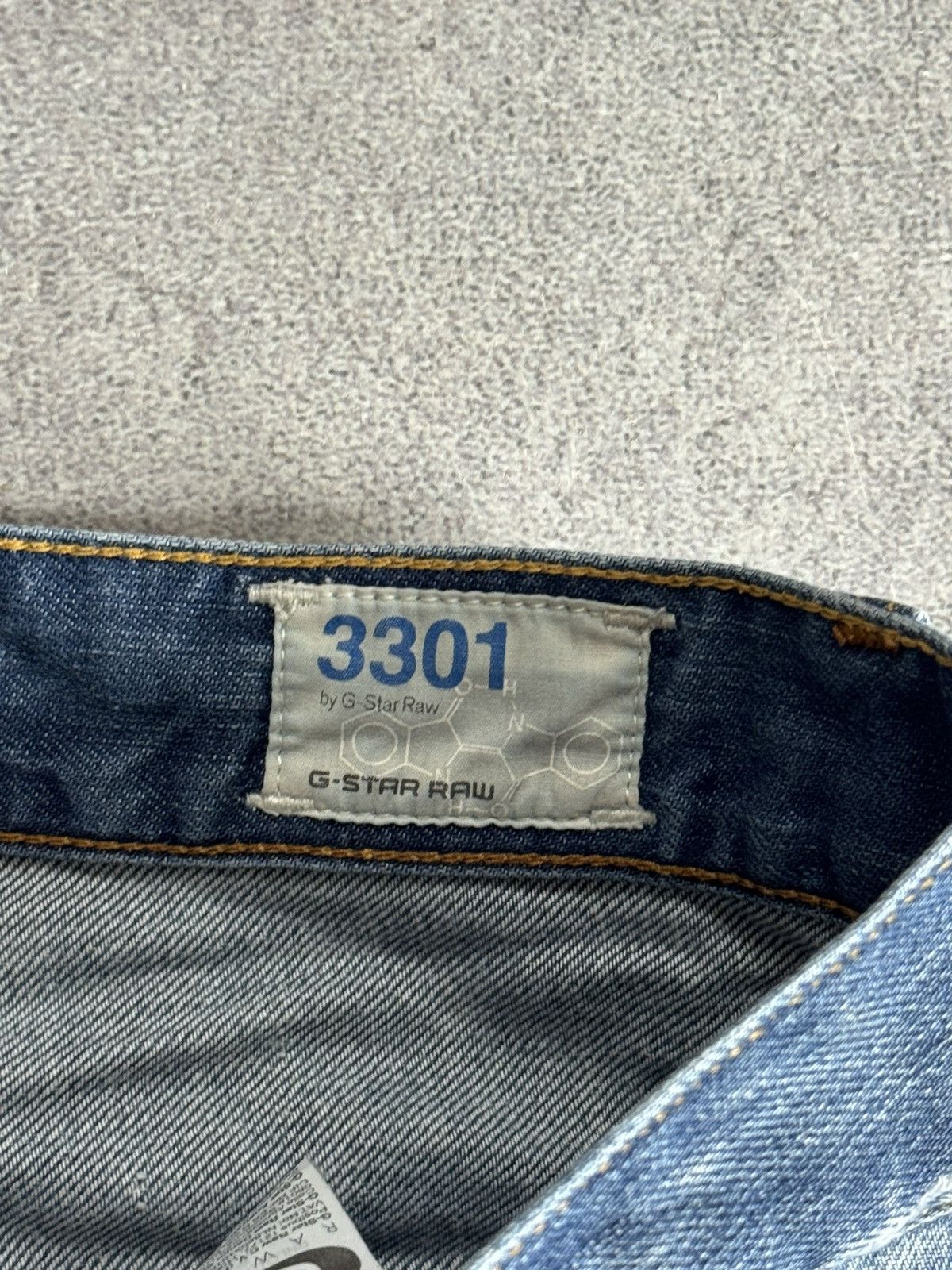 G-Star G star raw 33/32 3301 slim denim pants jeans trousers 👖 Y2K Size US 33 - 11 Thumbnail