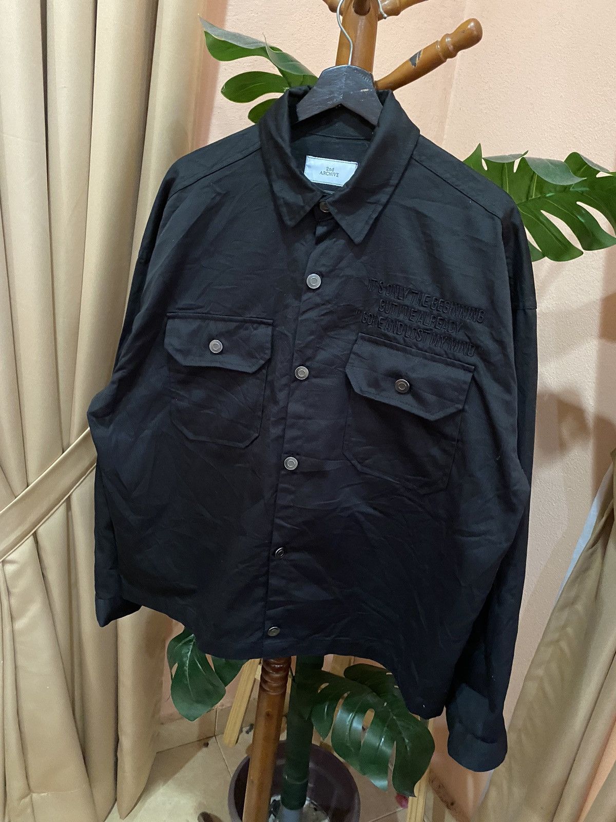 Japanese Brand 2nd Archive Black Utility Jacket – Contemporary Streetwear Size US L / EU 52-54 / 3 - 5 Thumbnail
