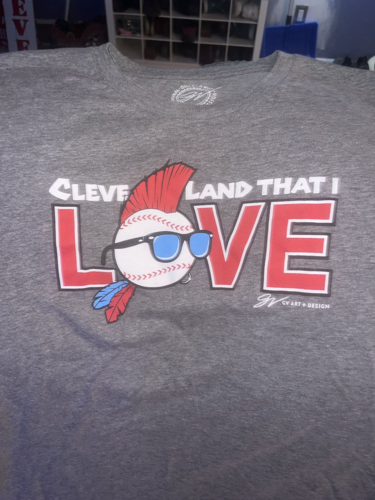 Hypebeast GV Art + Design Cleveland That I Love Cleveland Indians Tee Size US XXL / EU 58 / 5 - 2 Thumbnail