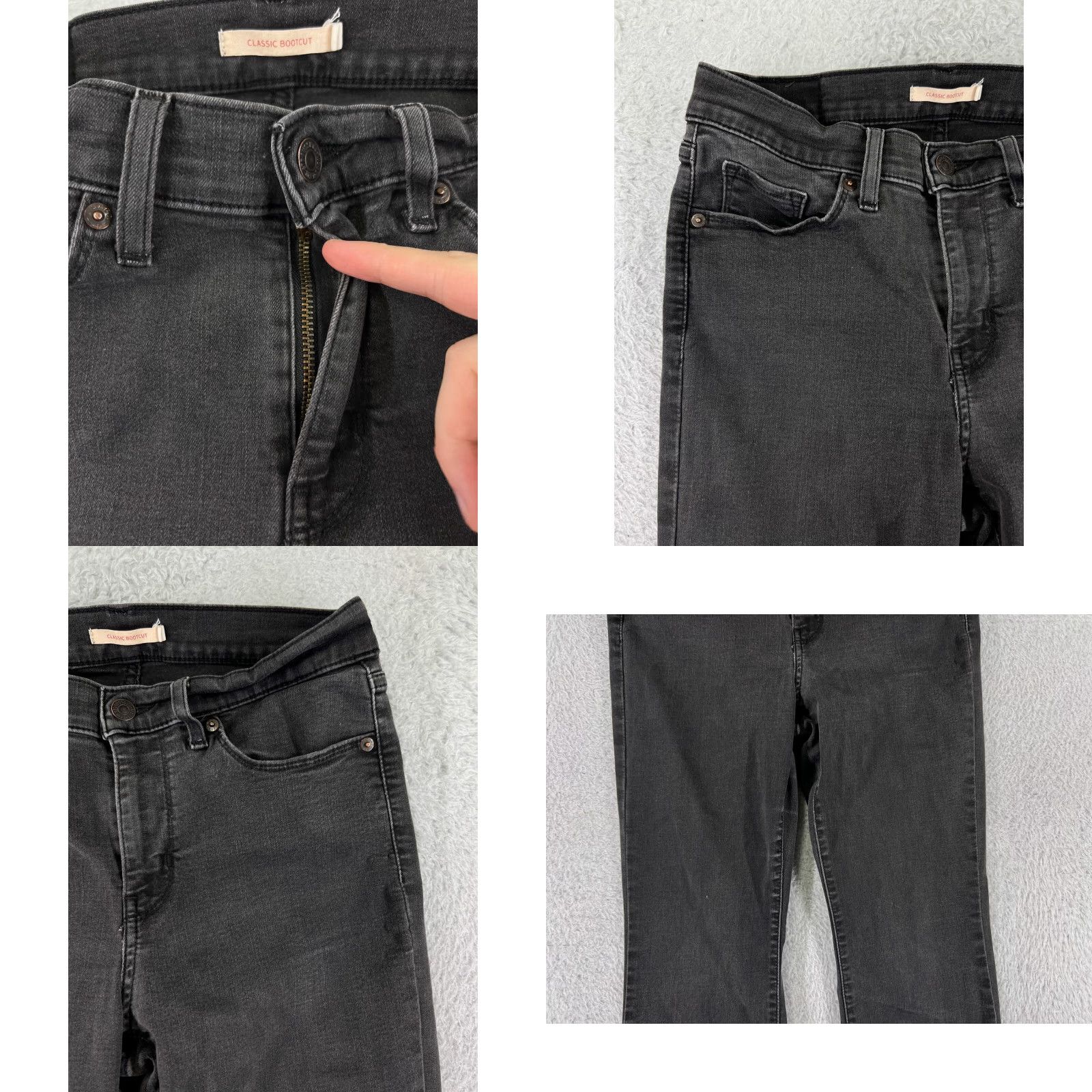 Levi's Levis Jeans Womens 8S Black Denim Classic Bootcut Cotton Blend Western Size 30" / US 8 / IT 44 - 8 Thumbnail