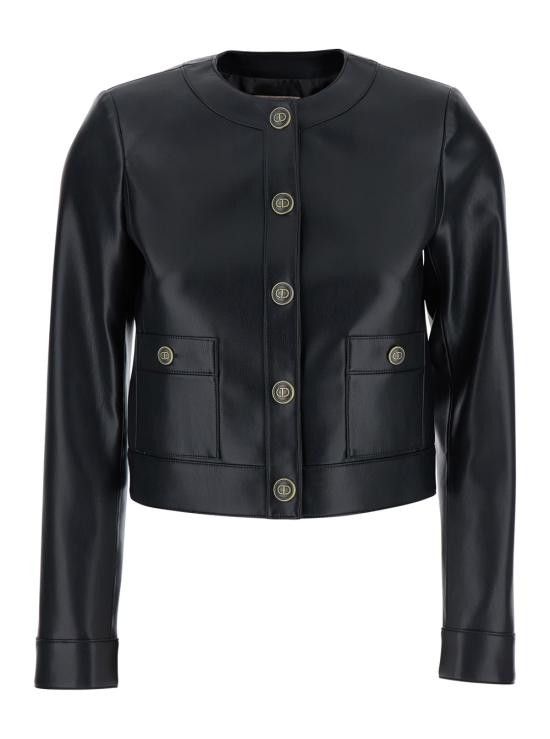 TWINSET TWINSET Women Jackets 251TP235100006 Black Size L / US 10 / IT 46 - 1 Thumbnail