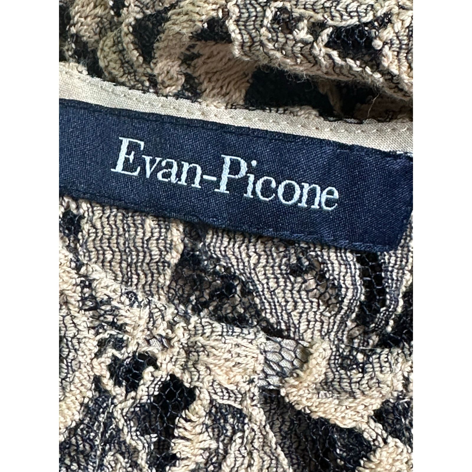 Evan Picone Evan Picone beige lace sleeveless blouse size Small Size S / US 4 / IT 40 - 3 Thumbnail