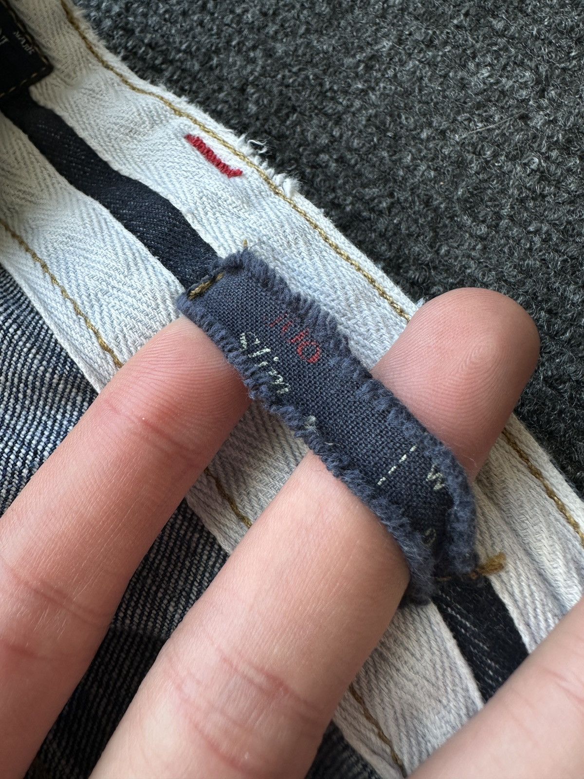 Armani 🚨Y2K WOMEN ARMANI JEANS WITH LOGO AVANT GARDE DENIM PANTS Size 30" / US 8 / IT 44 - 9 Thumbnail