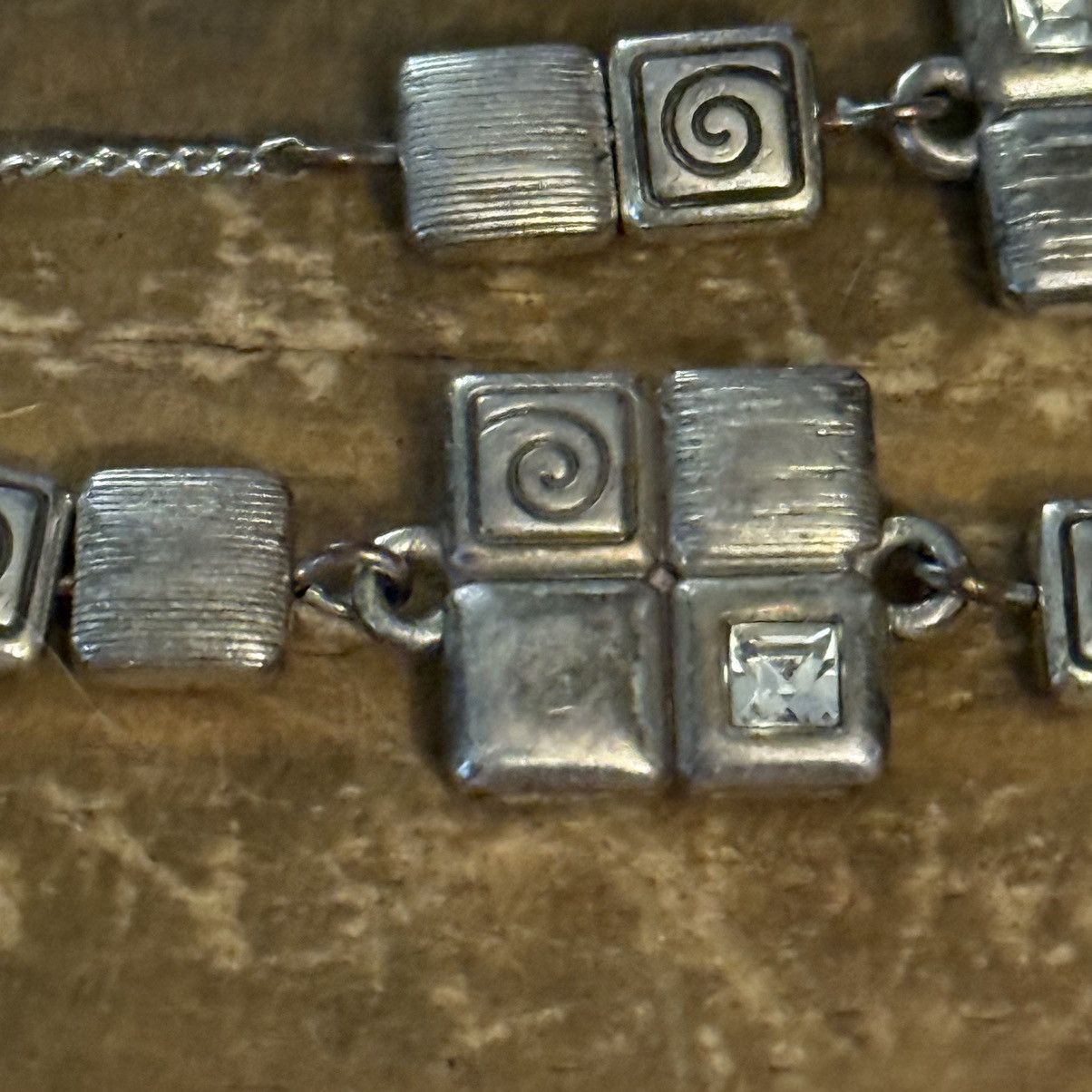 Brighton Brighton Ravenna long silver tone station tile necklace Size ONE SIZE - 5 Thumbnail