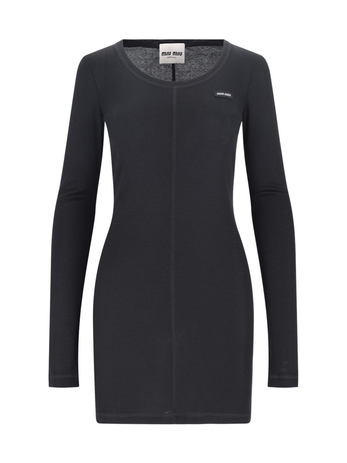 Miu Miu LOGO MINI DRESS Size S / US 4 / IT 40 - 1 Thumbnail