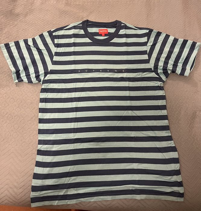 Supreme SS18 Supreme Bar Stripe Tee | Grailed