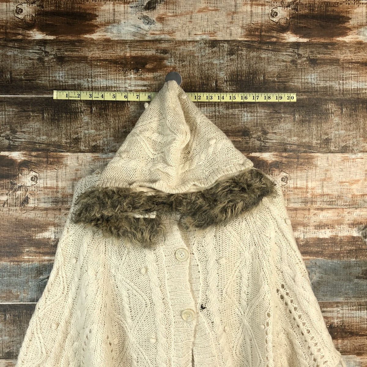 Cloak Olive Des Olive White Hoodie Knitwear #A1309 Size US M / EU 48-50 / 2 - 2 Thumbnail