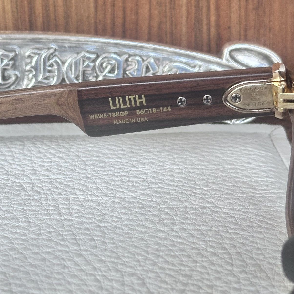 Chrome Hearts 🏆GRAIL🏆 Chrome Hearts 1/1 LILITH ‘Dark Triad’ Glasses Size ONE SIZE - 4 Thumbnail