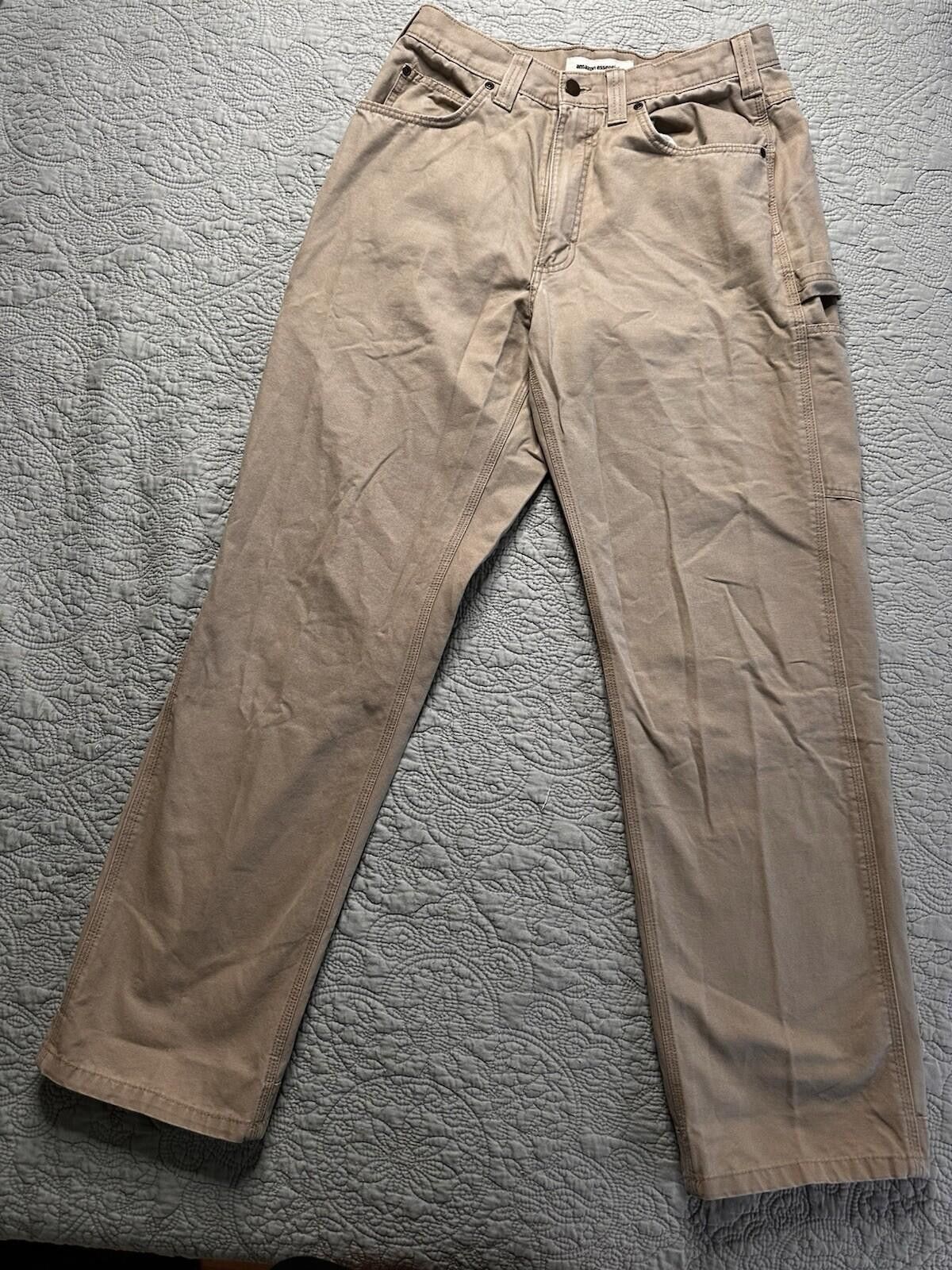 Other Amazon Essentials Khaki Carpenter Style Workwear Pants 32x33 Size US 32 / EU 48 - 1 Thumbnail