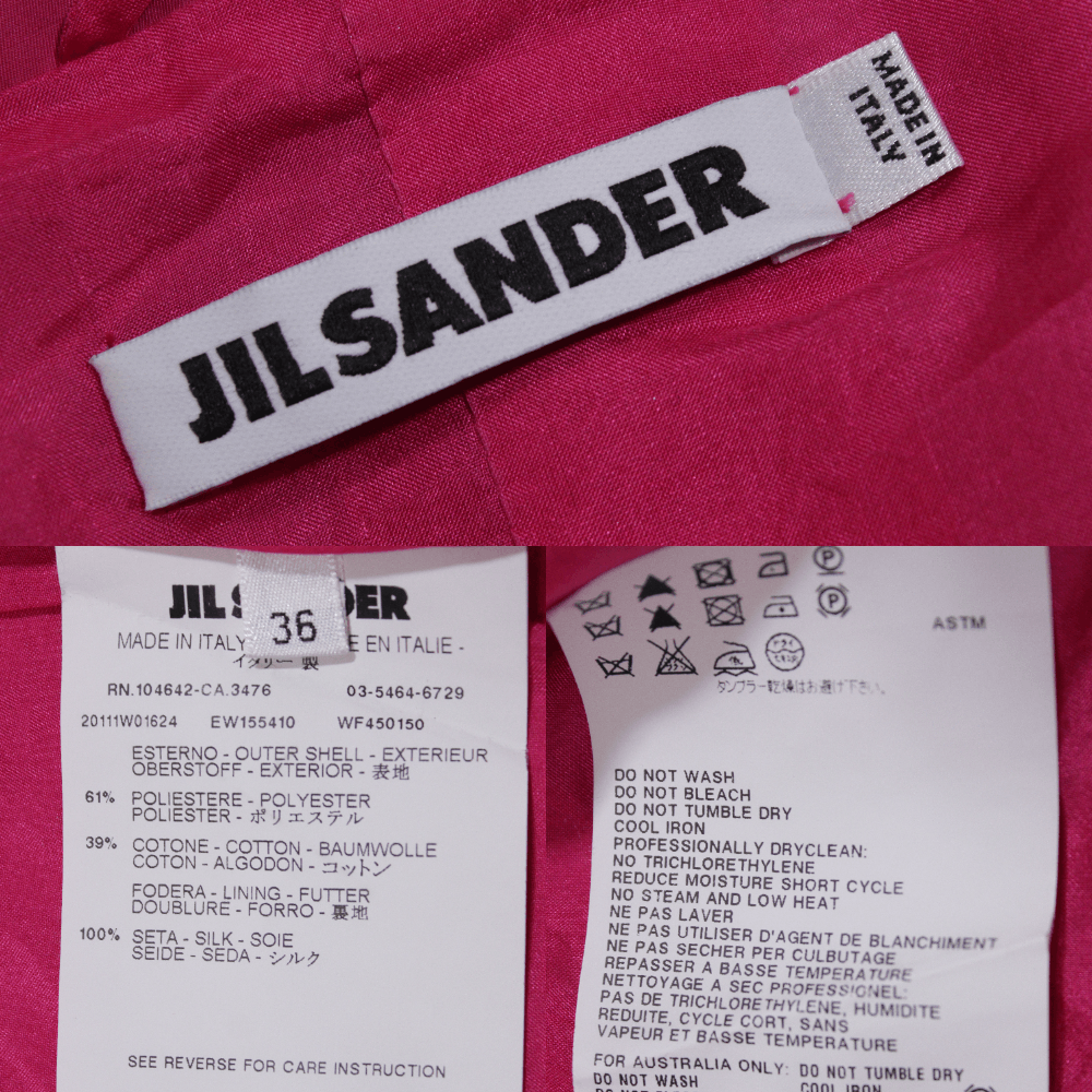 Jil Sander 2011 Raf Simons Era Oversize Pink Blazer Size XS / US 0-2 / IT 36-38 - 10 Thumbnail