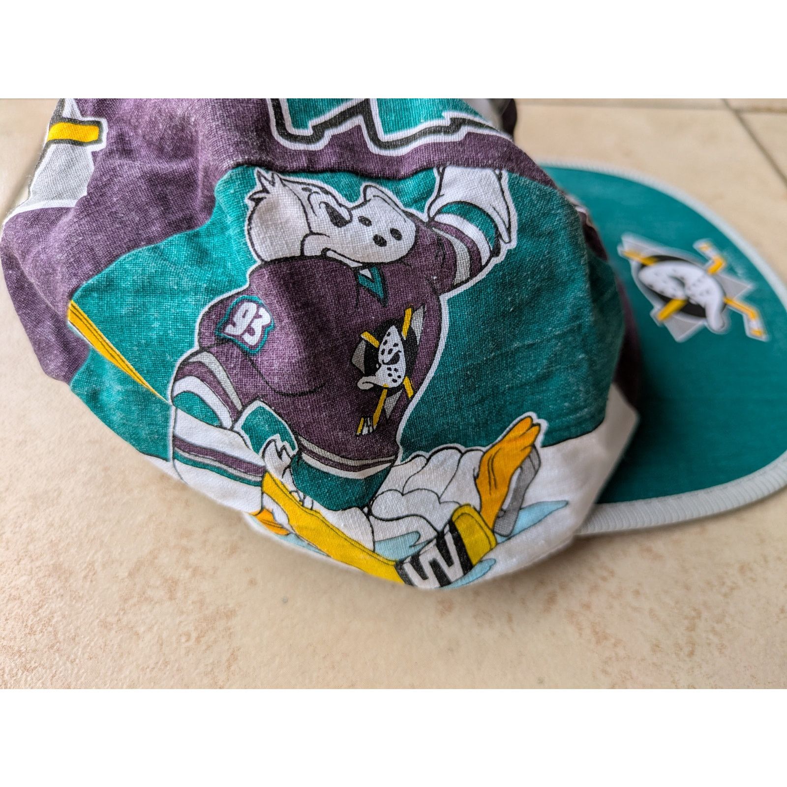 NHL × Sports Specialties Anaheim Mighty Ducks 90s WILDWING Painter cap yth hockey vtg Size ONE SIZE - 2 Thumbnail