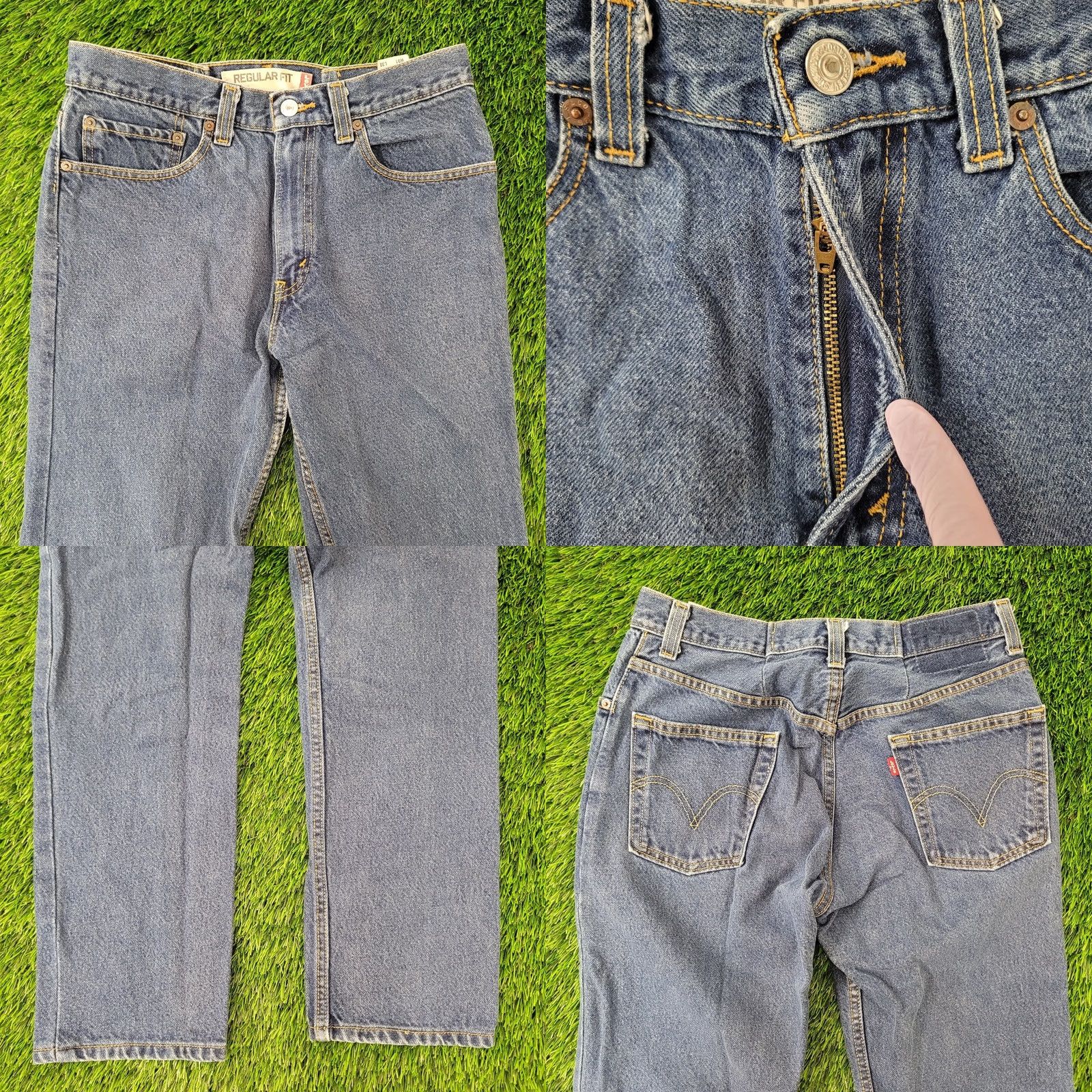 Levi's Levi’S 505 Straight Jeans, Faded Medium Wash - 30x30 - Mens Size US 30 / EU 46 - 9 Thumbnail