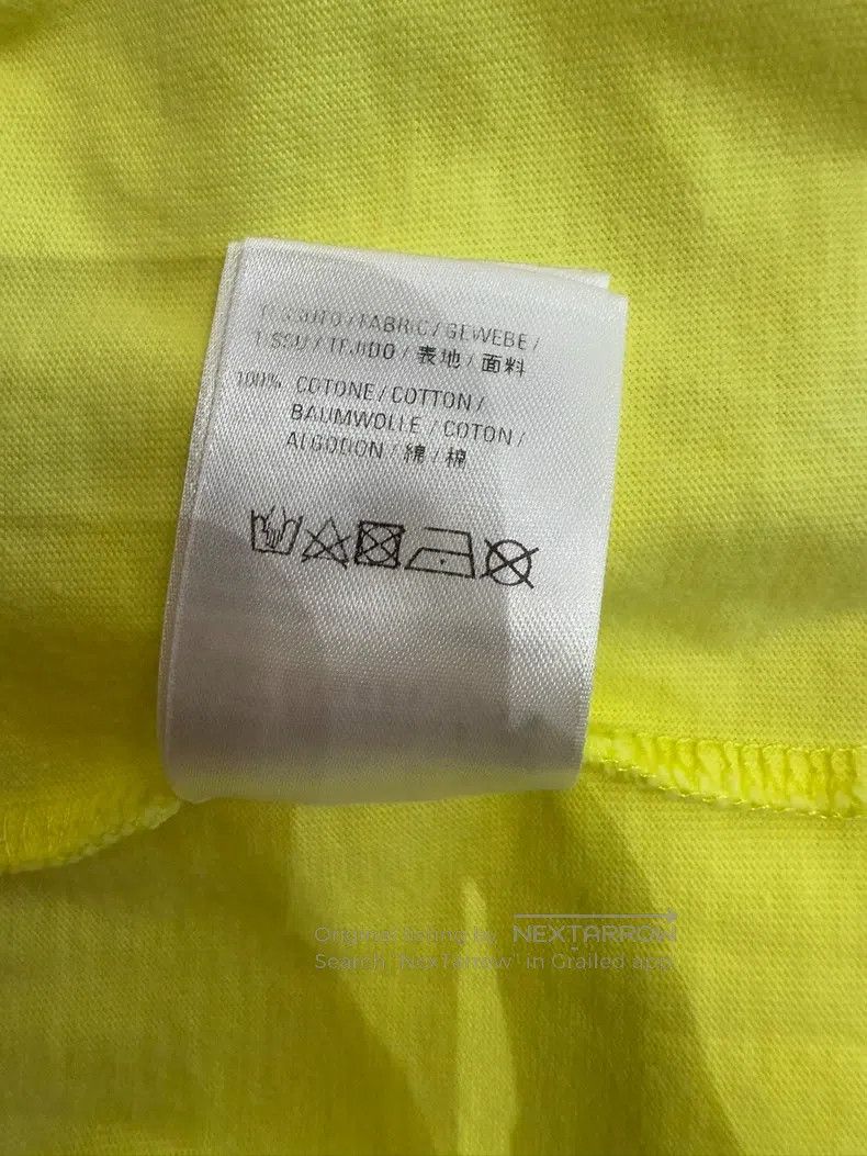 Balenciaga Balenciaga Neon Yellow CREW Short Sleeve T-Shirt Size US S / EU 44-46 / 1 - 7 Thumbnail