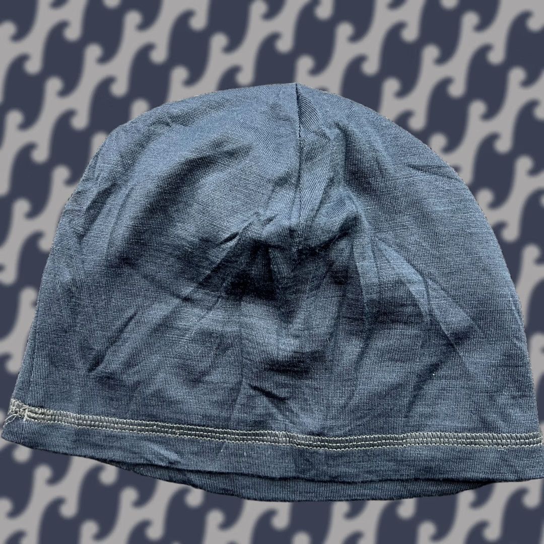 Vintage Bergans Norway Blue Beanie Hat One Size Merino Wool Viscose Lightweight Outdoor Unisex Adults Knit Beanie Mens Womens" Size ONE SIZE - 1 Thumbnail