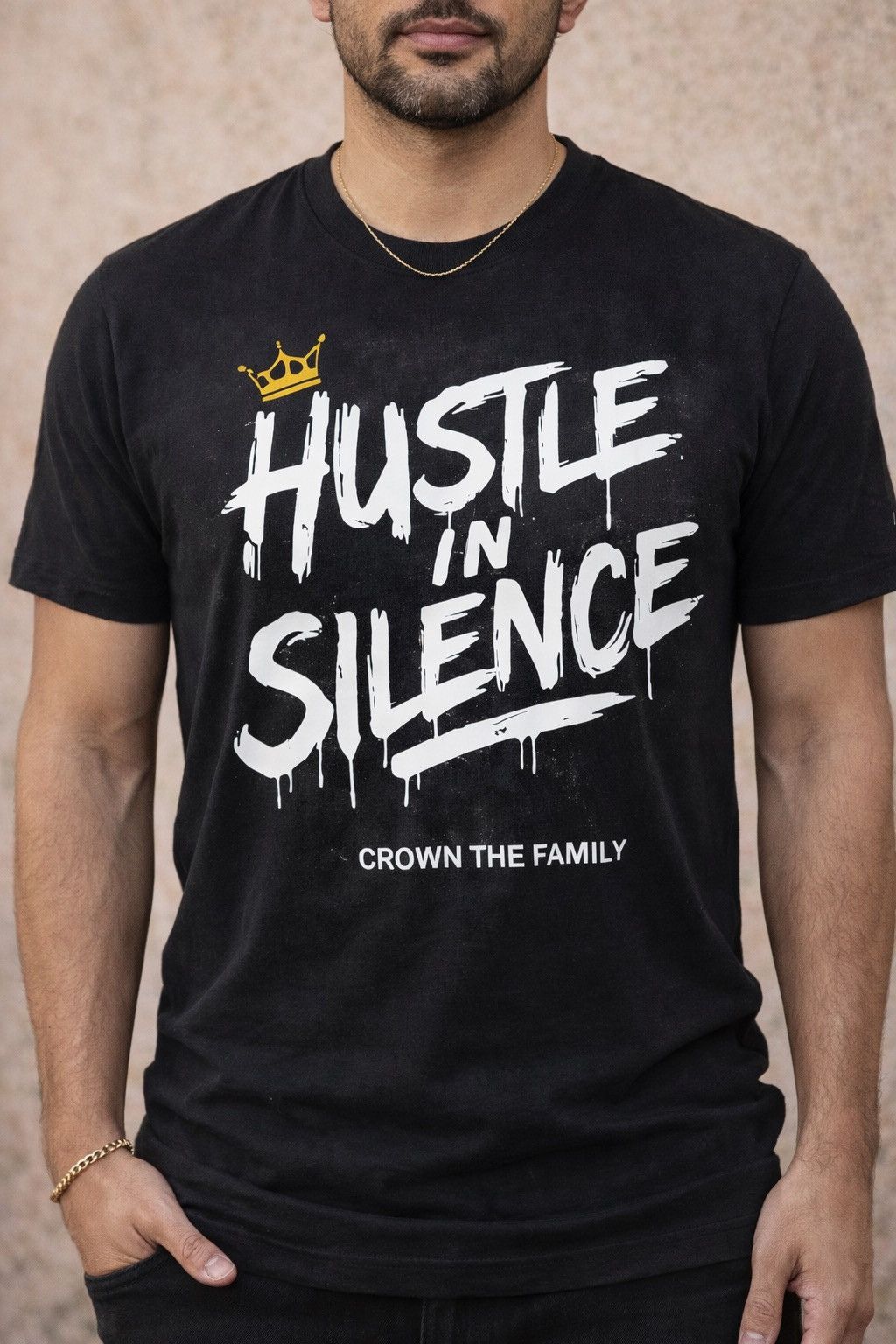 Other Hustle In Silence Drip Style Tee Built Different Collection Size US L / EU 52-54 / 3 - 1 Thumbnail