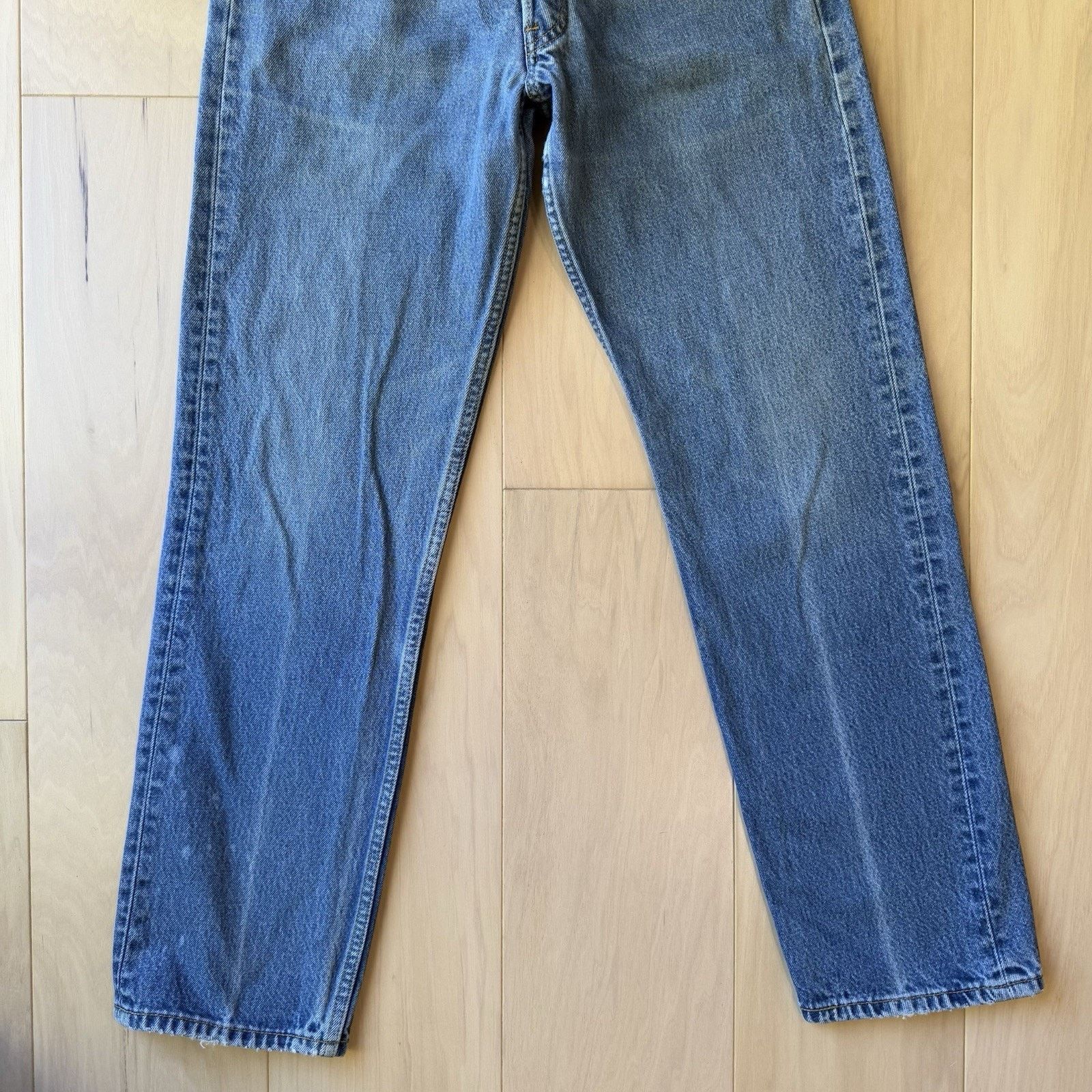 Levi's × Vintage Vintage Levis 501 Jeans 29 Blue Faded Straight Leg Denim Size US 29 - 4 Thumbnail