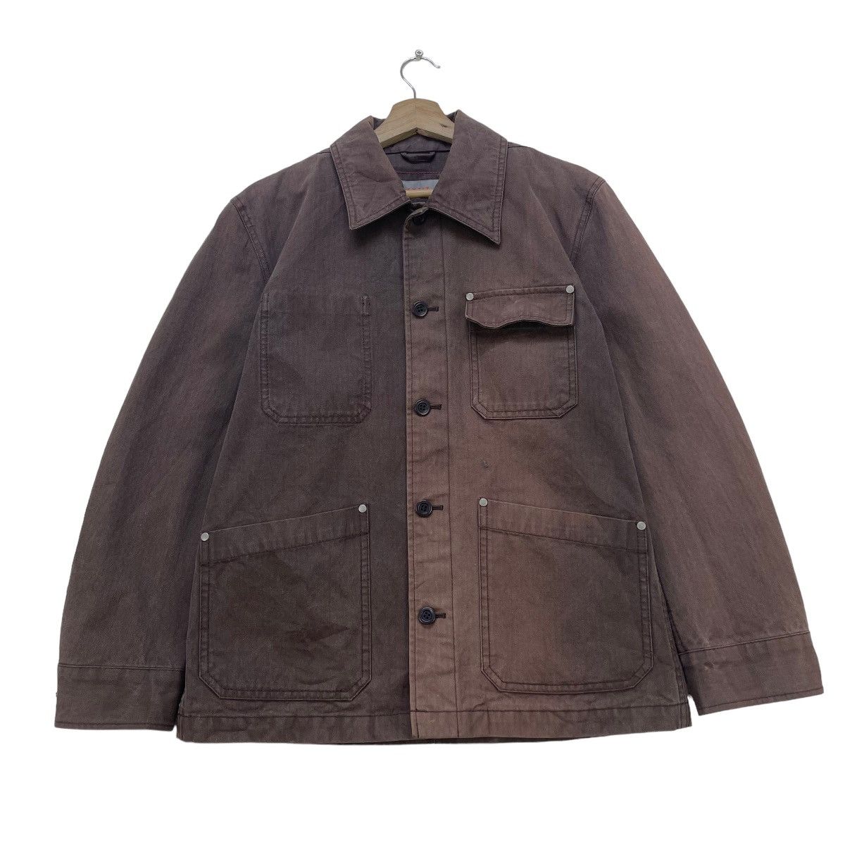 Japanese Brand Vintage Japanese Brand ixiz HBT Field Jacket Sun Faded Size US M / EU 48-50 / 2 - 2 Thumbnail