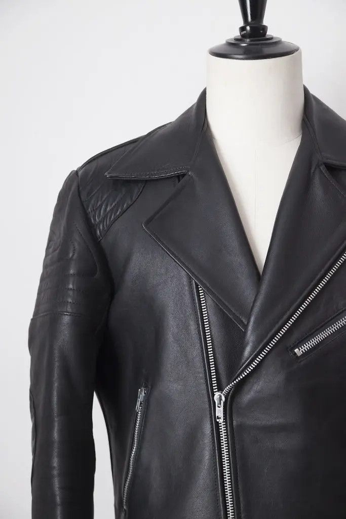 Vintage Vintage leather biker jacket Size US M / EU 48-50 / 2 - 2 Thumbnail