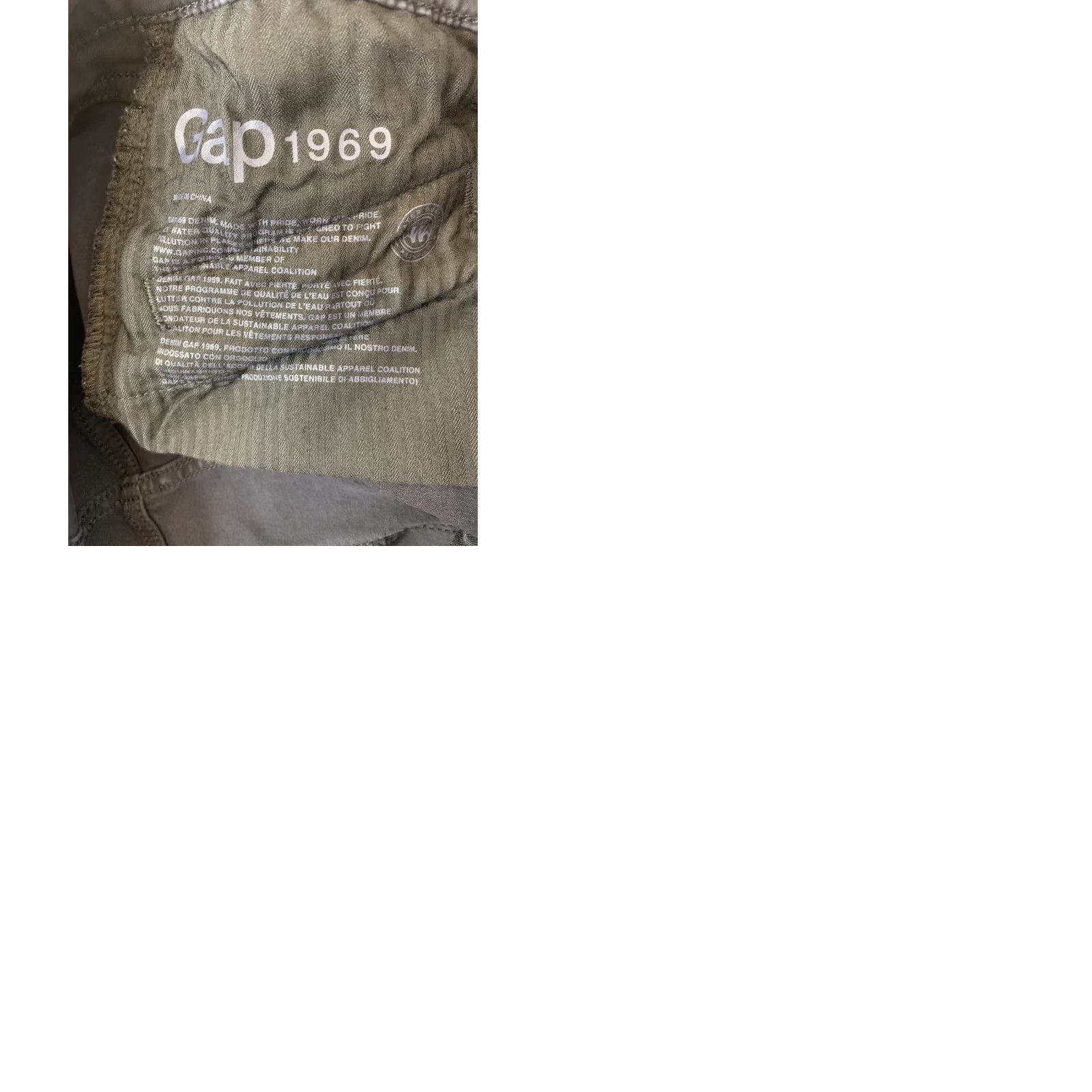 Gap VINTAGE Gap Womens Jeans Skinny Black Moto Denim Pockets Zipper 29 Size 29" - 9 Thumbnail