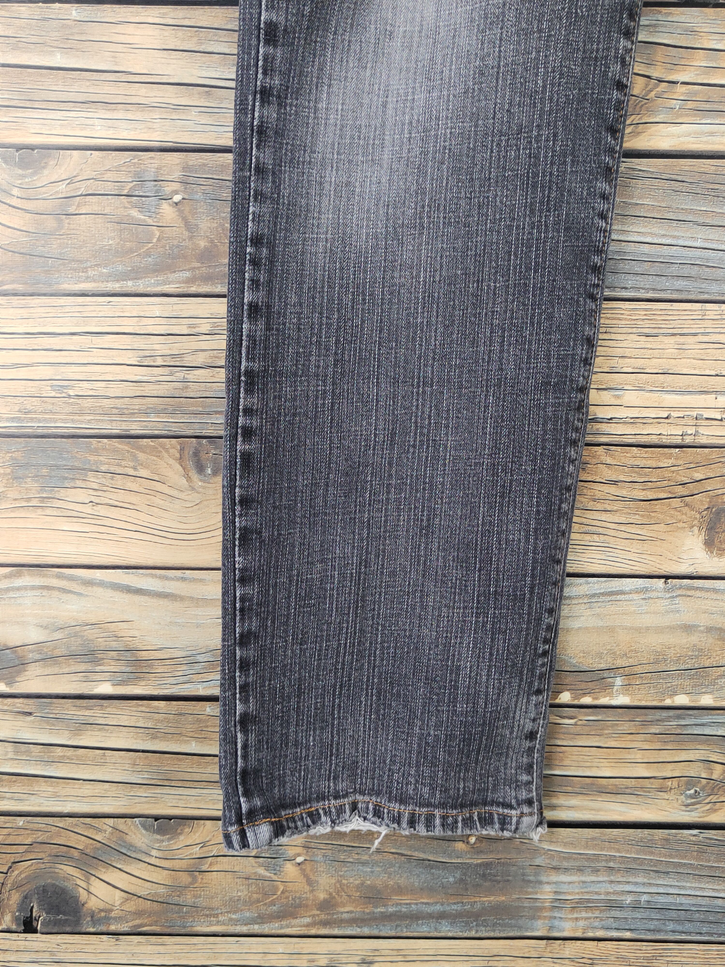 Edwin Edwin Black Distressed Ripped Jeans #W1798 Size US 30 / EU 46 - 4 Thumbnail