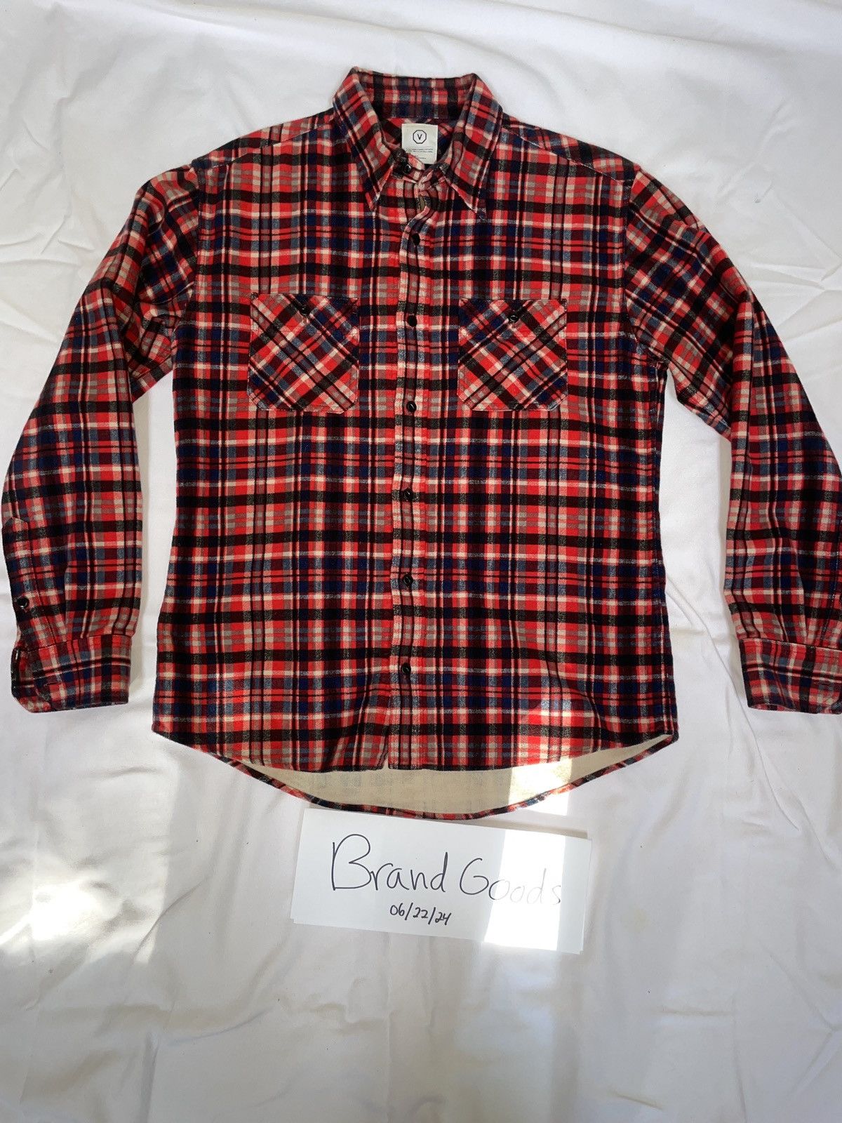 Visvim Visvim Plaid Print Long Sleeve Western Shirt Size US M / EU 48-50 / 2 - 1 Thumbnail