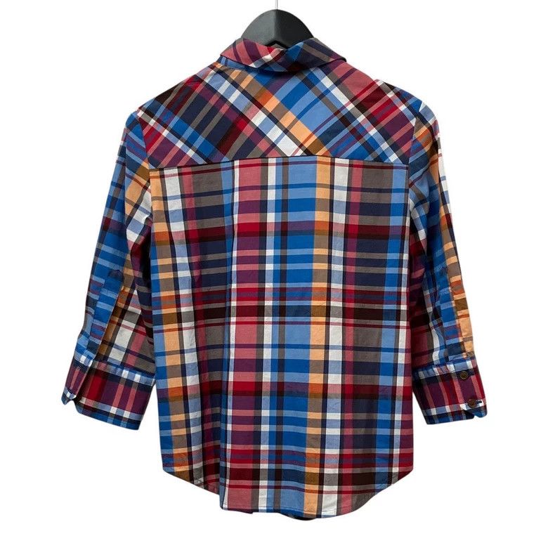 Vivienne Westwood Vivienne Westwood size03 Knitted collar checkered shirt Size M / US 6-8 / IT 42-44 - 2 Thumbnail