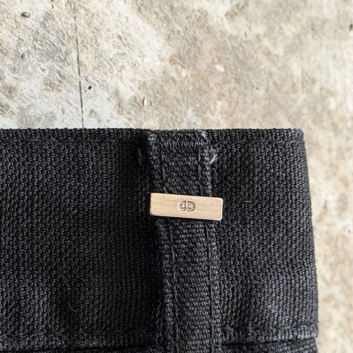 Dior Dior Homme Black Cotton/Linen Denim Size US 30 / EU 46 - 3 Thumbnail