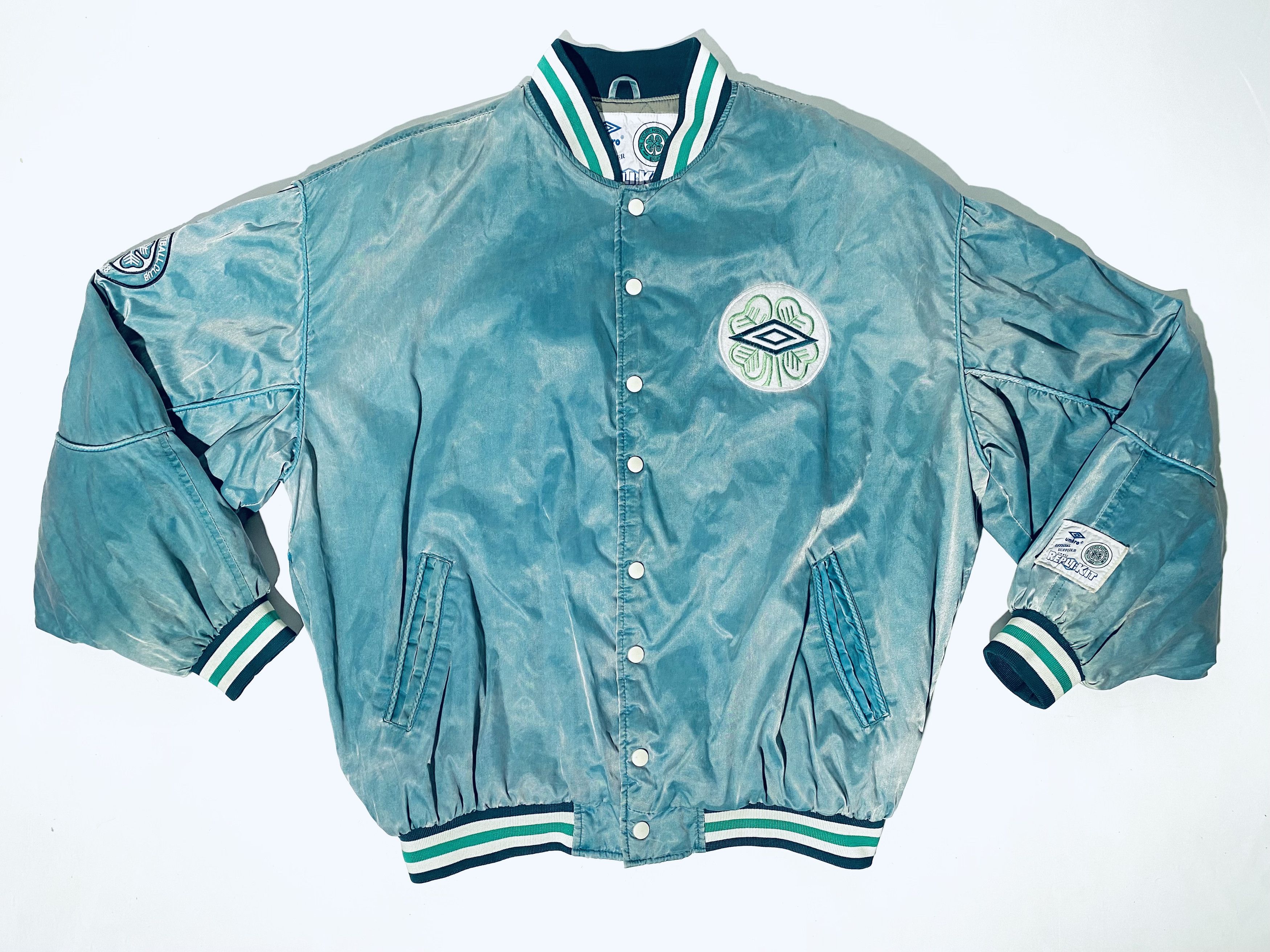 Umbro Celtic Bomber Jacket 1992 - 1993 Umbro 92/93 Size US XL / EU 56 / 4 - 3 Thumbnail