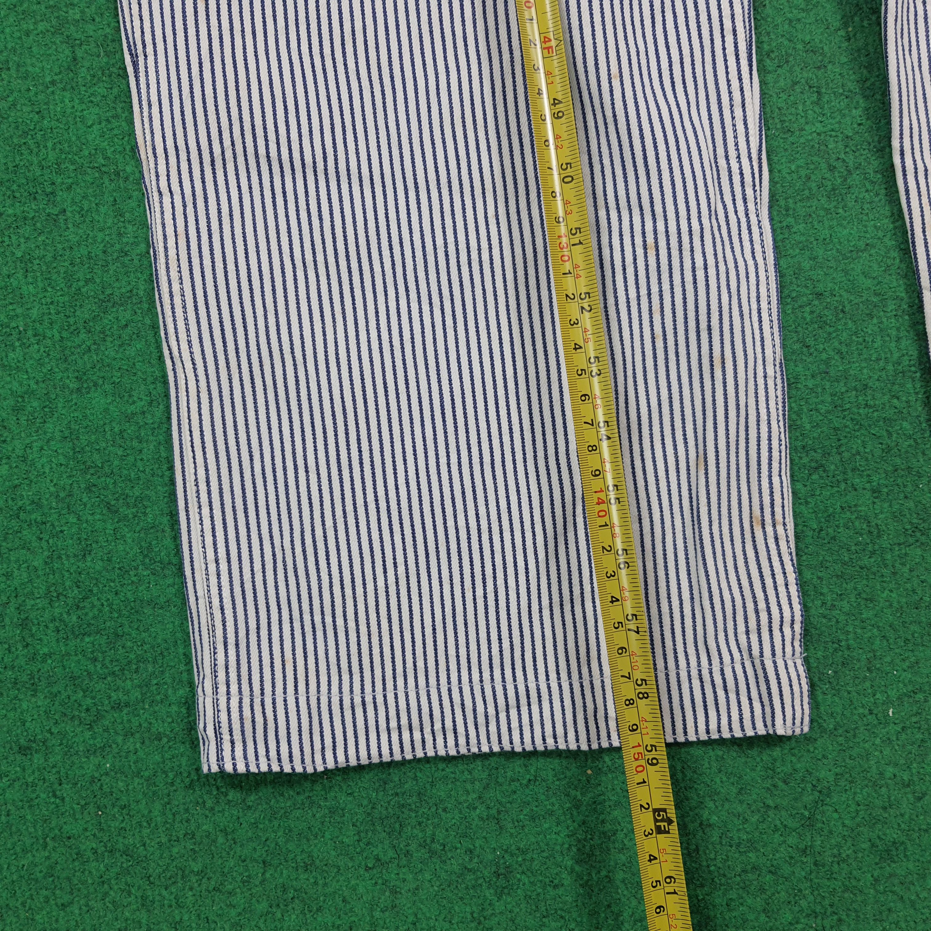 Japanese Brand Vintage PAPAS Stripe Custom Hysteric Coverall C302N19 Size US M / EU 48-50 / 2 - 6 Thumbnail