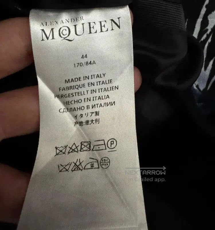Alexander McQueen Alexander McQueen Blue Wool Blend Men's Jacket . Size US M / EU 48-50 / 2 - 3 Thumbnail