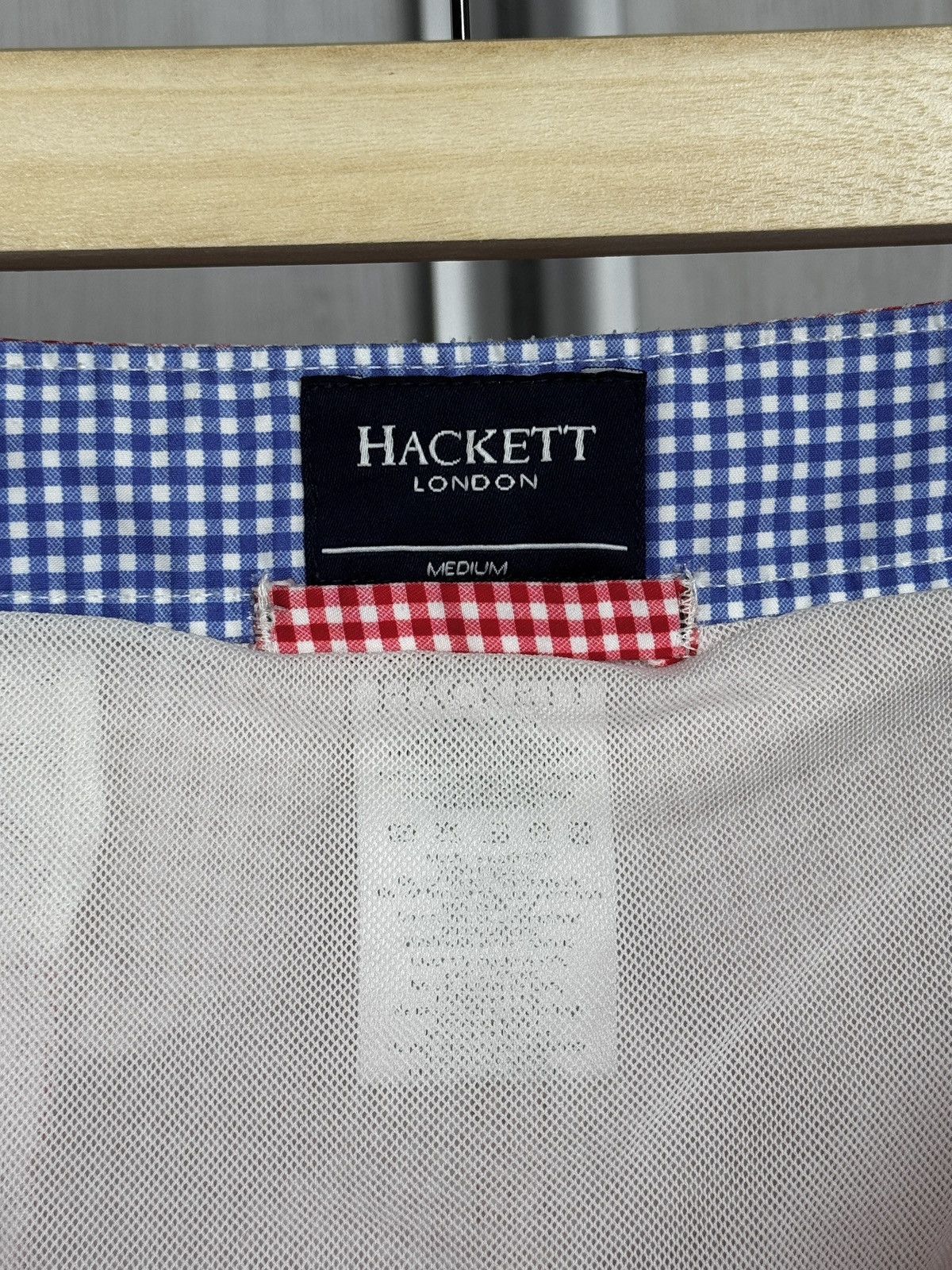 Hackett Hackett London Mini Gingham TL Coral Swimwear Shorts sz M Size US 32 / EU 48 - 8 Thumbnail
