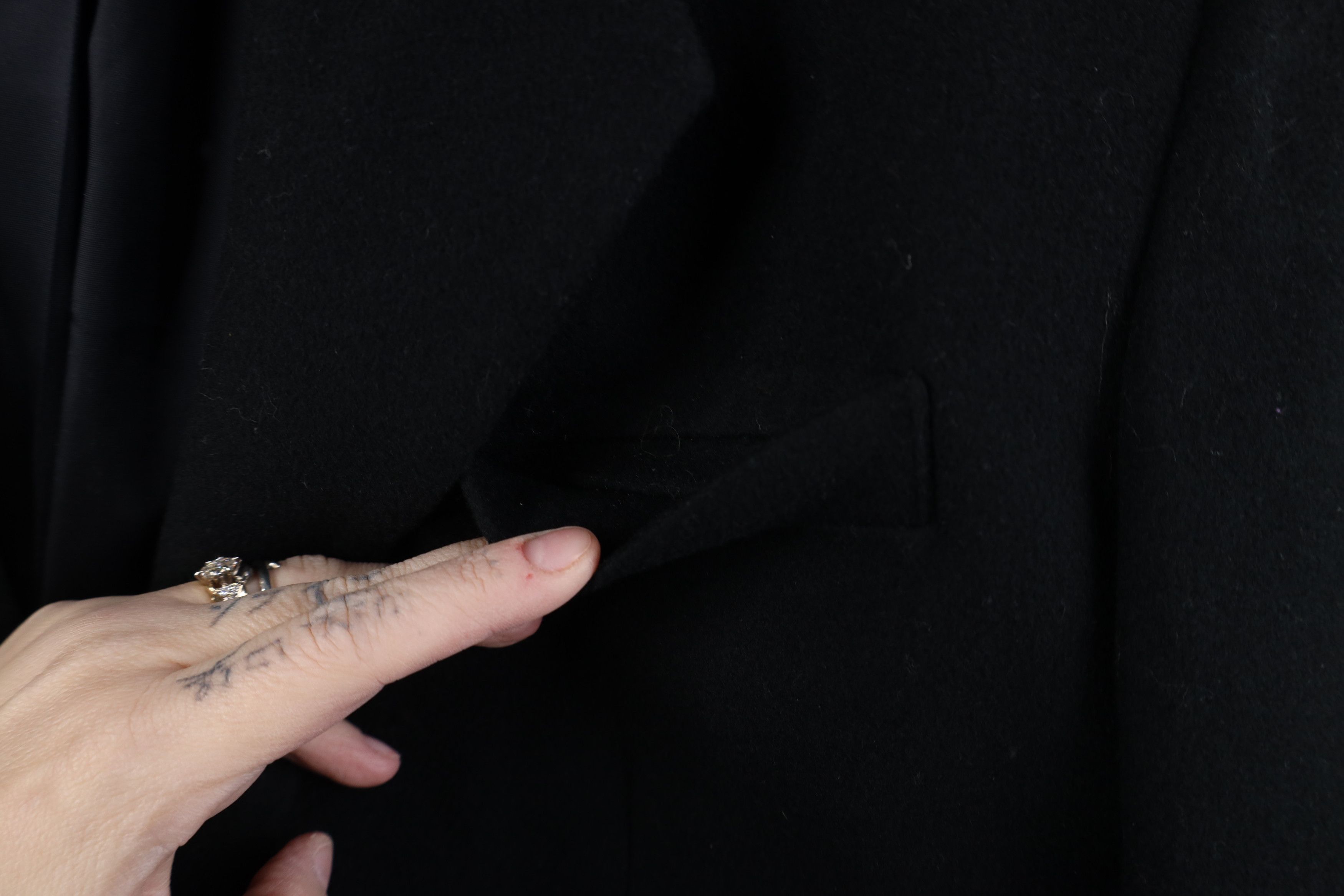Lands' End Vintage 90s Lands End Suit Coat Blazer Jacket Black USA Size M / US 6-8 / IT 42-44 - 4 Thumbnail