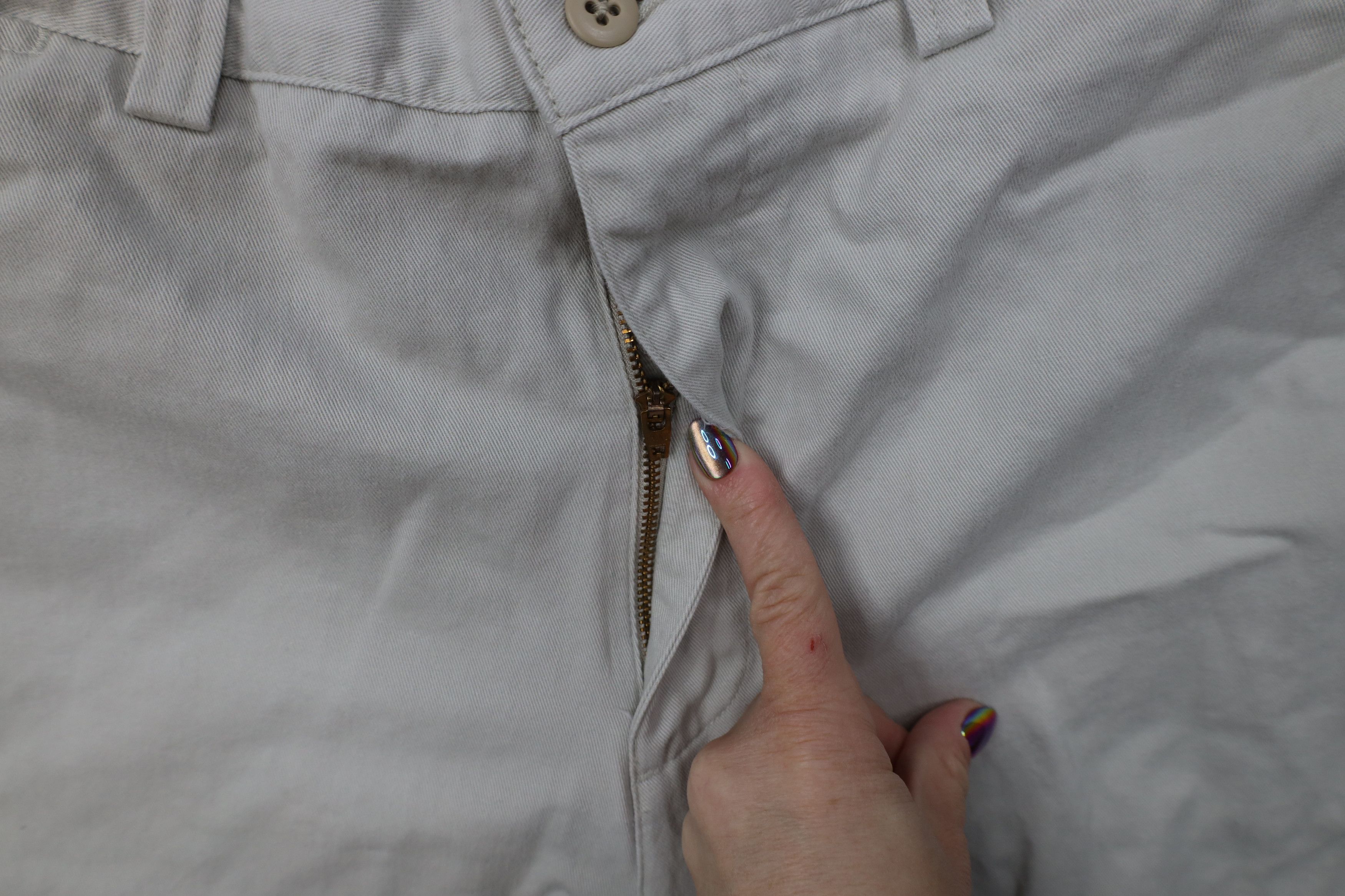 Gap Vintage Y2K 2002 Gap Relaxed Fit Wide Leg Chino Pants Stone Size US 36 / EU 52 - 6 Thumbnail