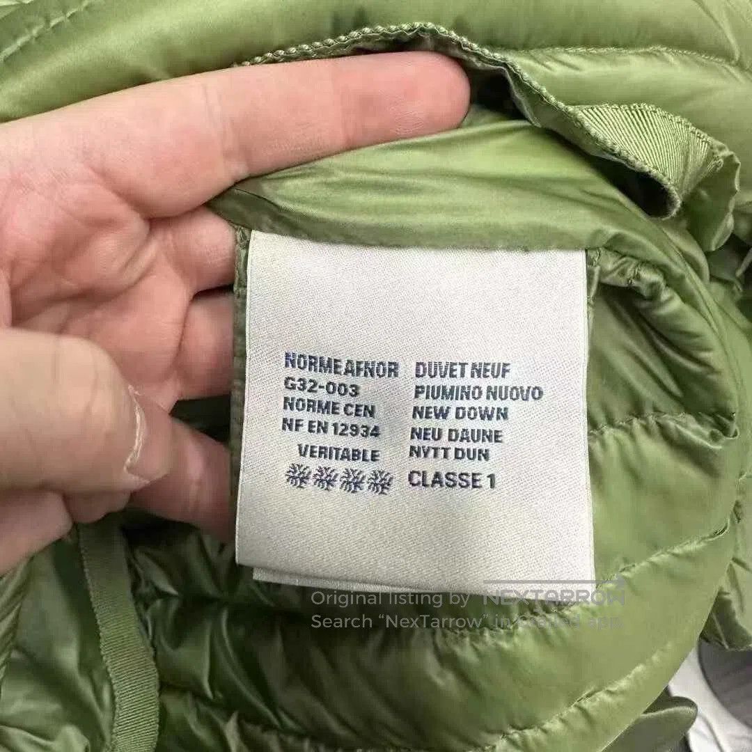 Moncler Moncler Green Logo Hem Down Jacket. Size L / US 10 / IT 46 - 4 Thumbnail
