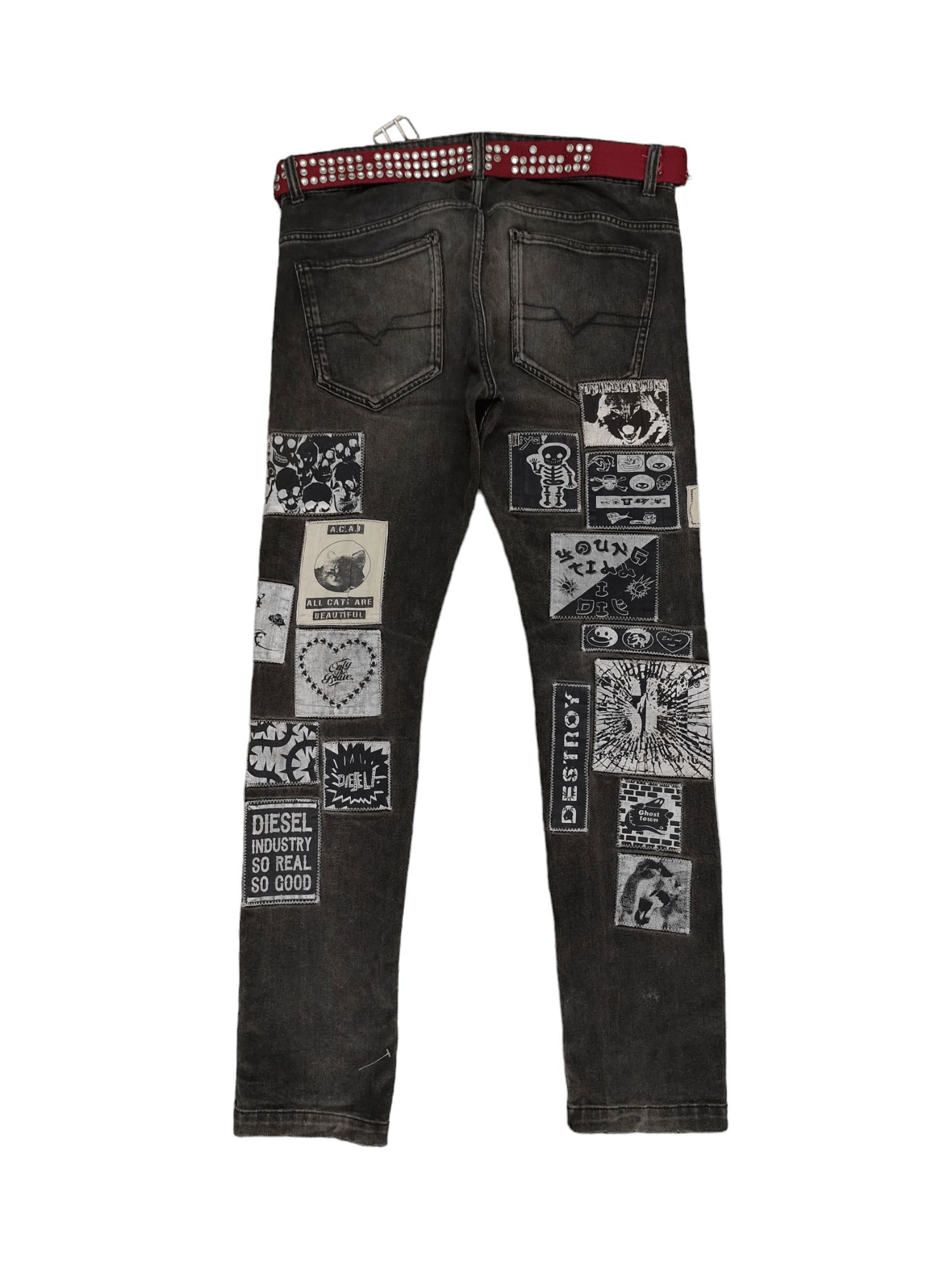 Diesel × If Six Was Nine × Undercover Diesel Jeans Patches Distress Faded Punk Undercover Style Size US 32 / EU 48 - 10 Thumbnail