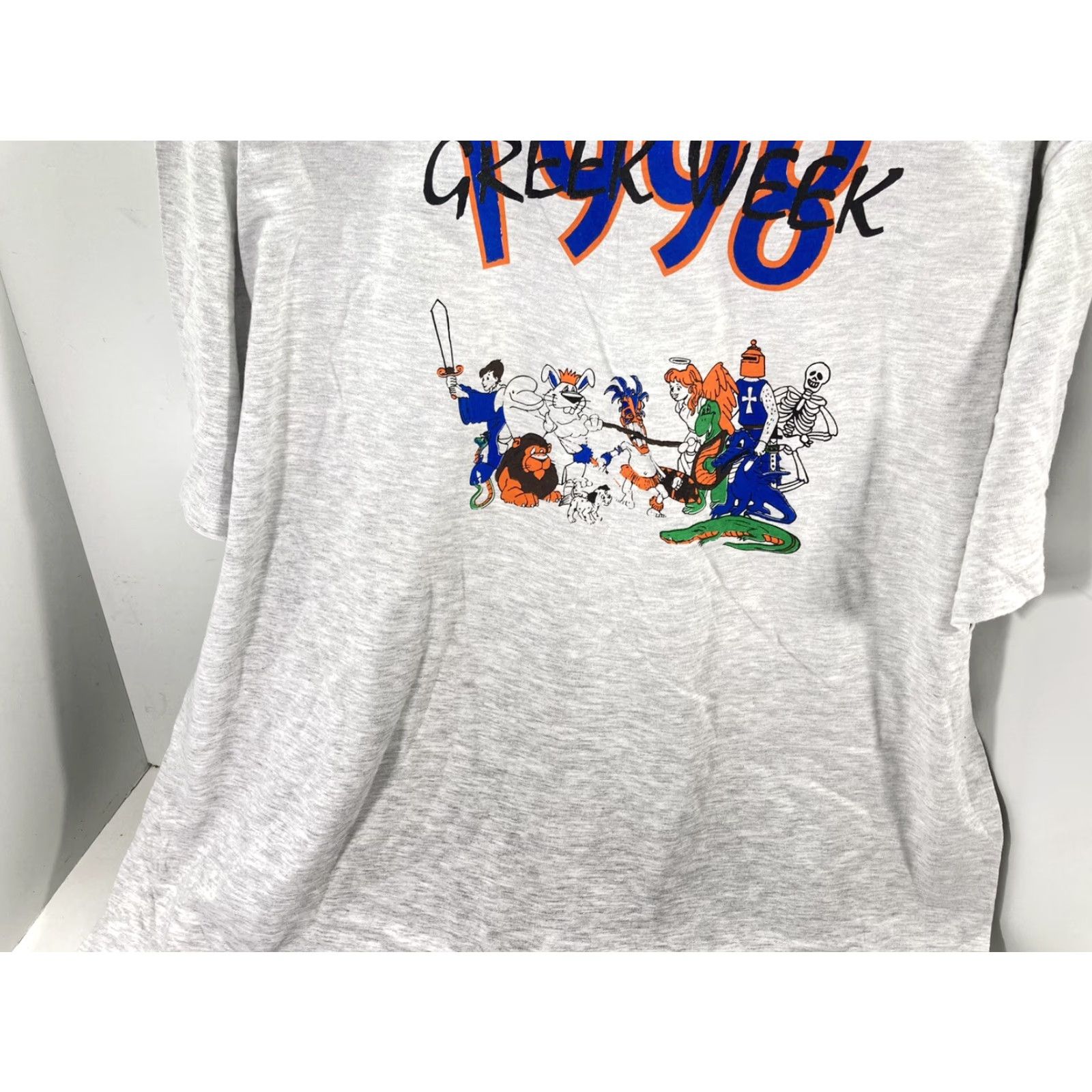 16Arlington VINTAGE University Texas Arlington Greek Week TShirt Men 2XL Gray NOS 1998 Size US XXL / EU 58 / 5 - 3 Thumbnail