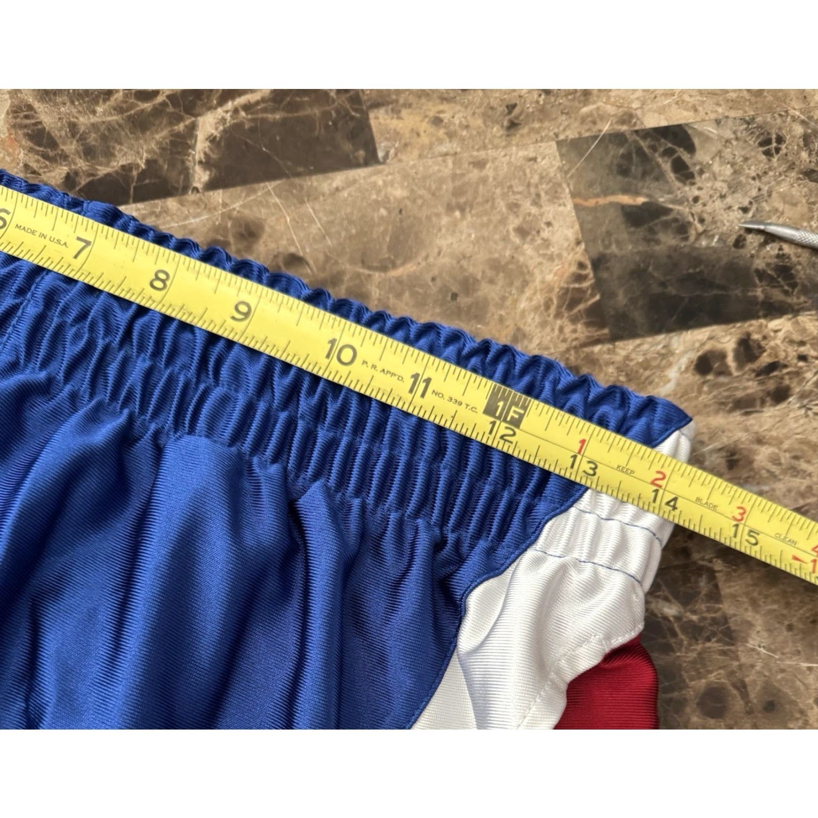 Nike Nike Basketball Shorts Lebron James sz M Blue & Red Size US 31 - 6 Thumbnail