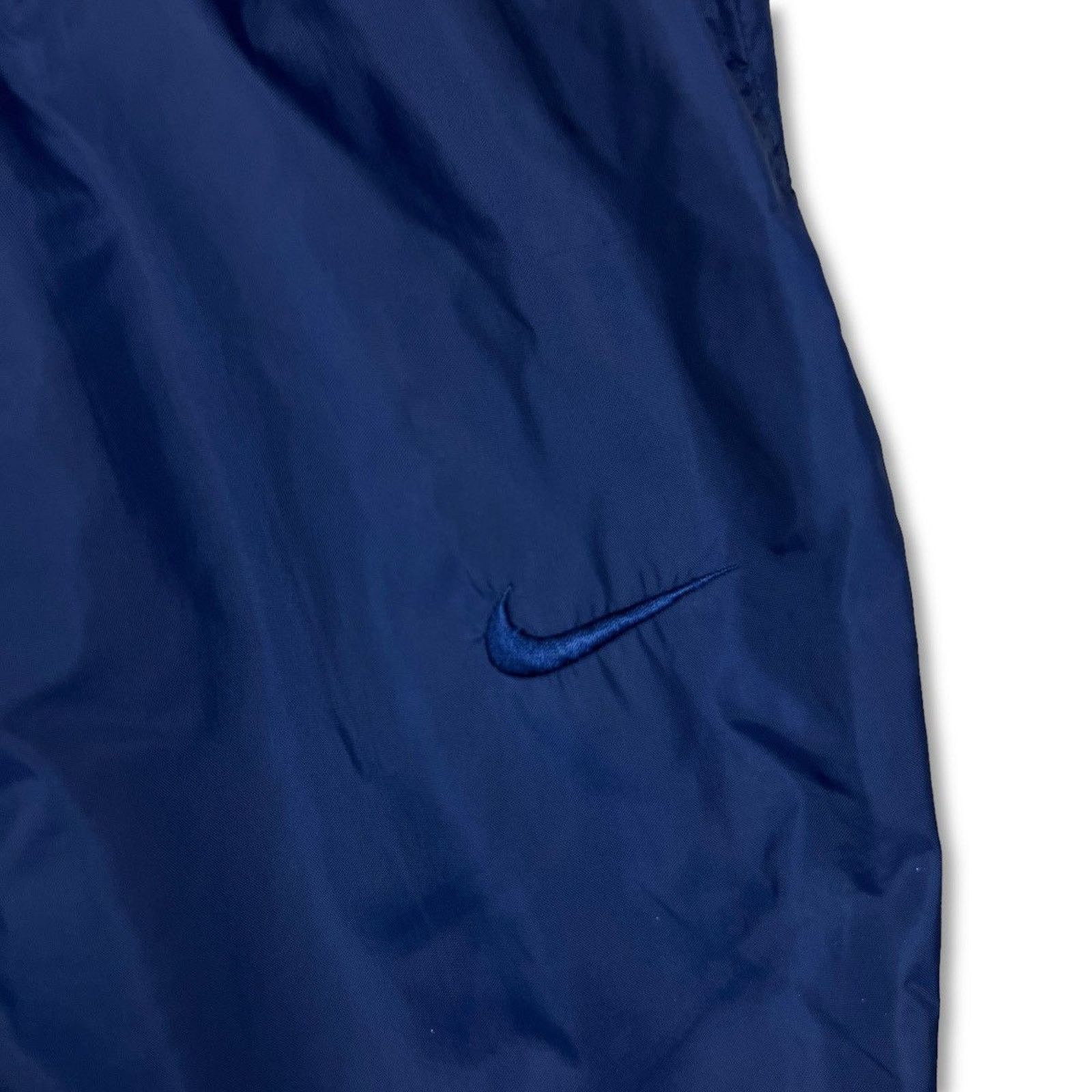 Nike × Vintage Vintage 90s Nike Track Pants XL Swoosh Windbreaker Jogger Size US 32 / EU 48 - 2 Thumbnail