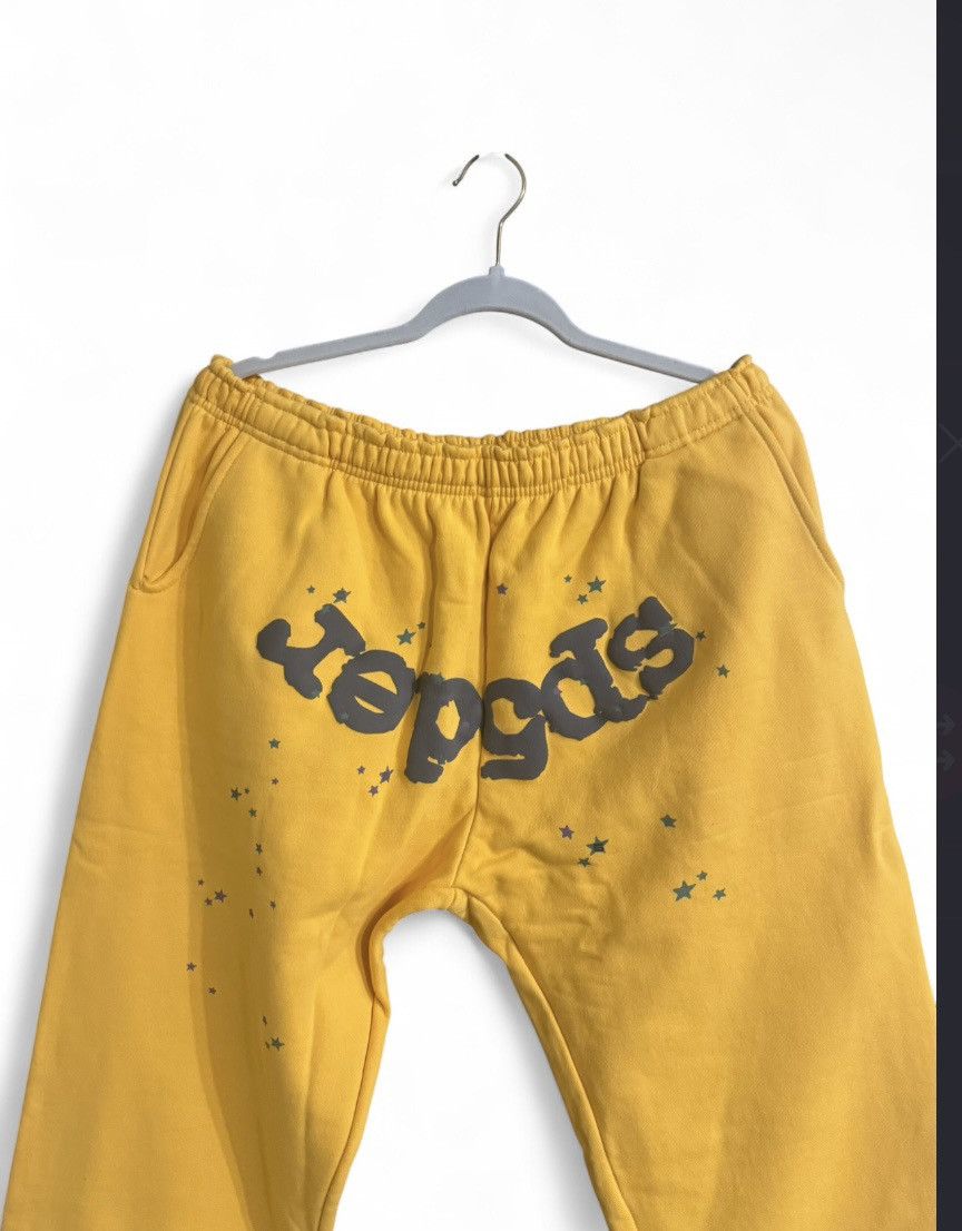 Sp5der Sp5der yellow OG sweats Size US 34 / EU 50 - 2 Thumbnail