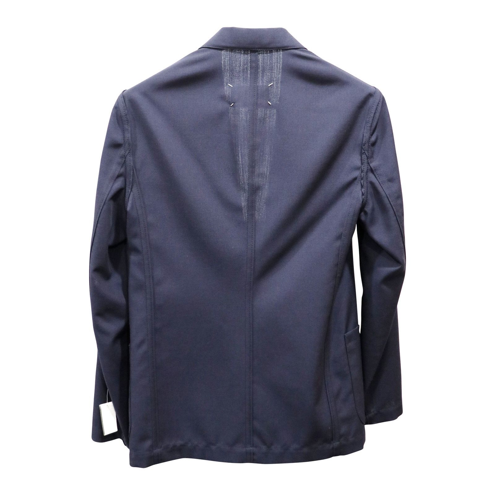 Maison Margiela 🔴 Maison Margiela Deconstructed Blazer - Ink Blue Size 38R - 2 Thumbnail