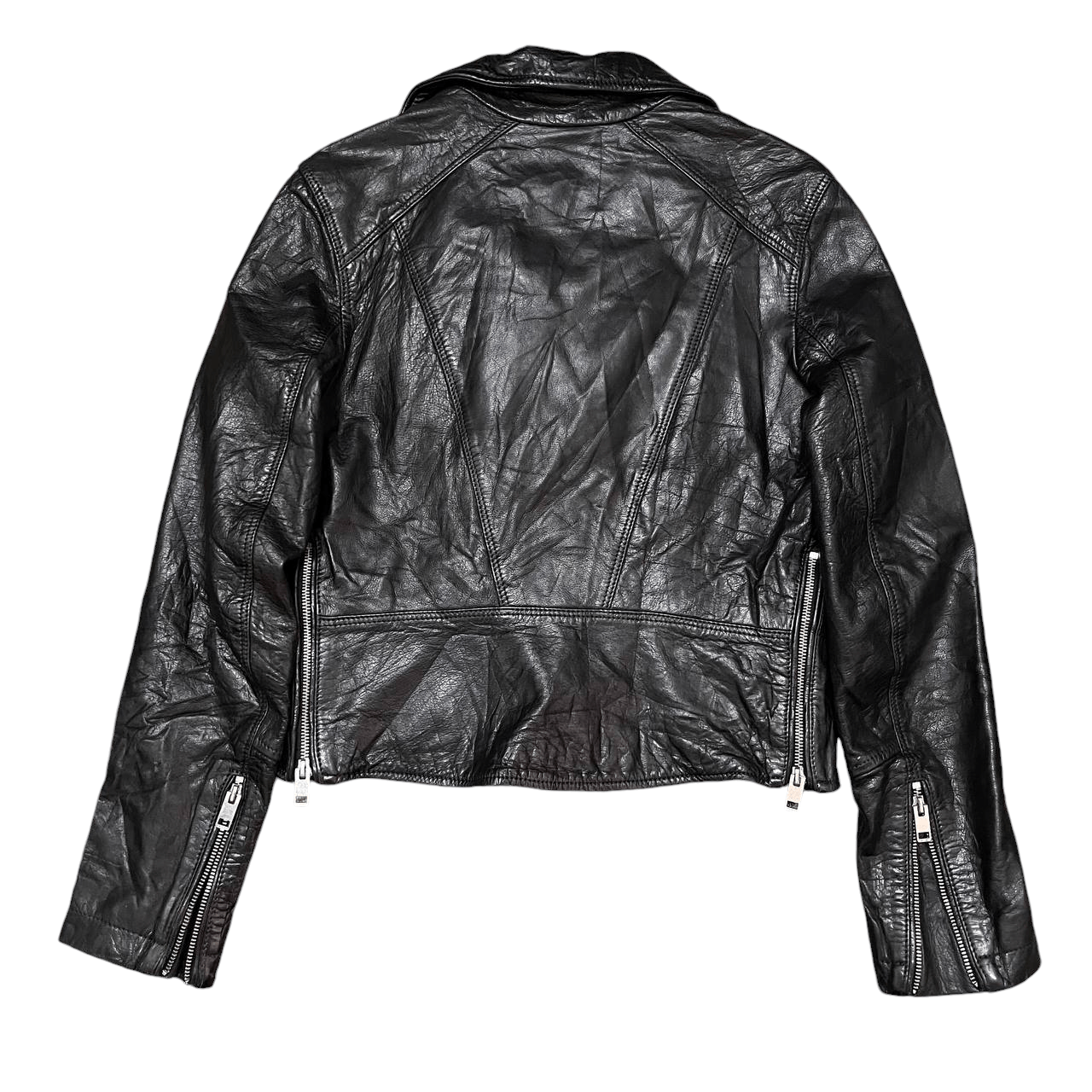 Diesel Vintage Diesel Superior Motorcycle Buffalo Leather Jacket Size US S / EU 44-46 / 1 - 12 Thumbnail