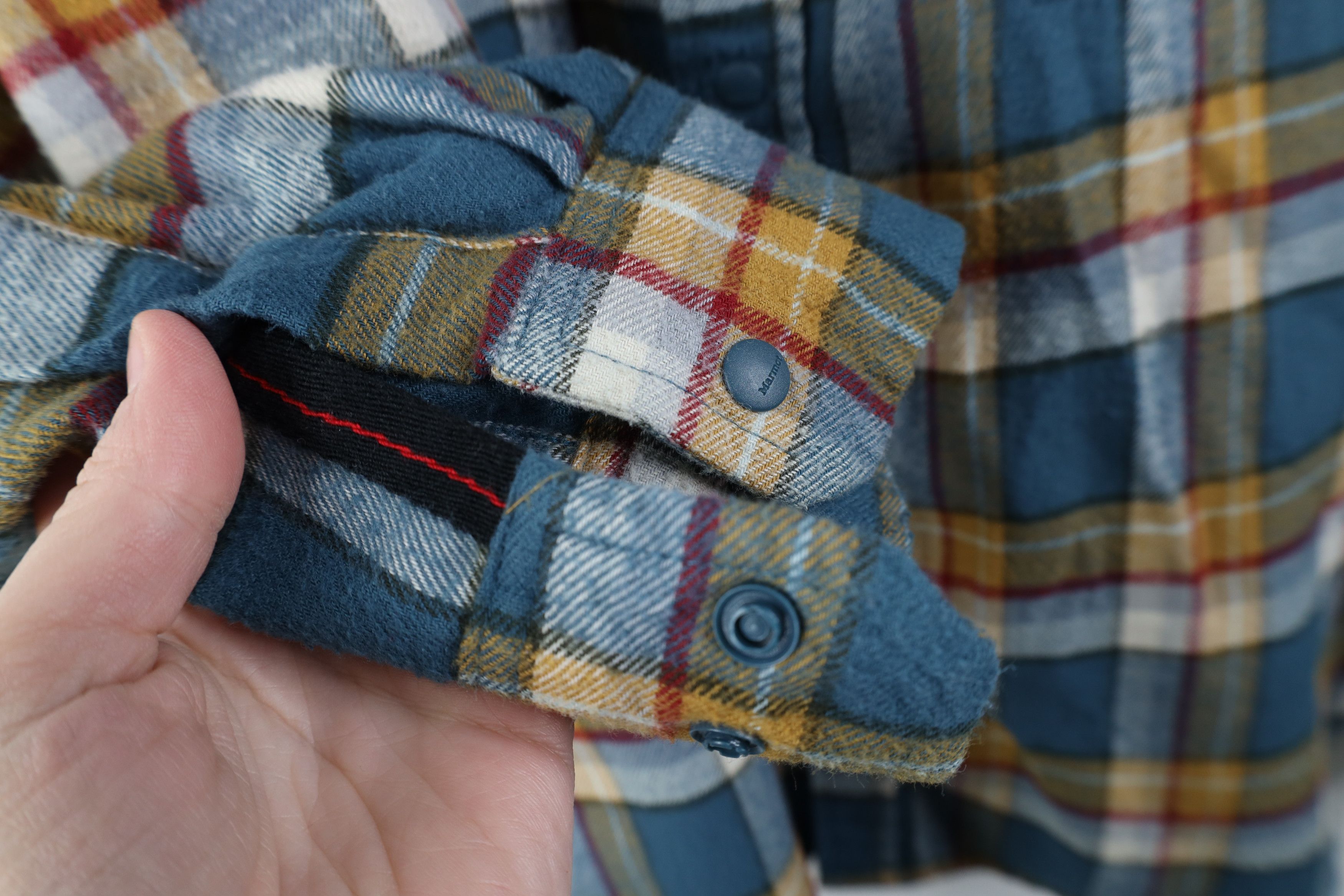 Marmot Marmot Button Collared Flannel Shirt Plaid Hiking Trekking Size US XL / EU 56 / 4 - 8 Thumbnail